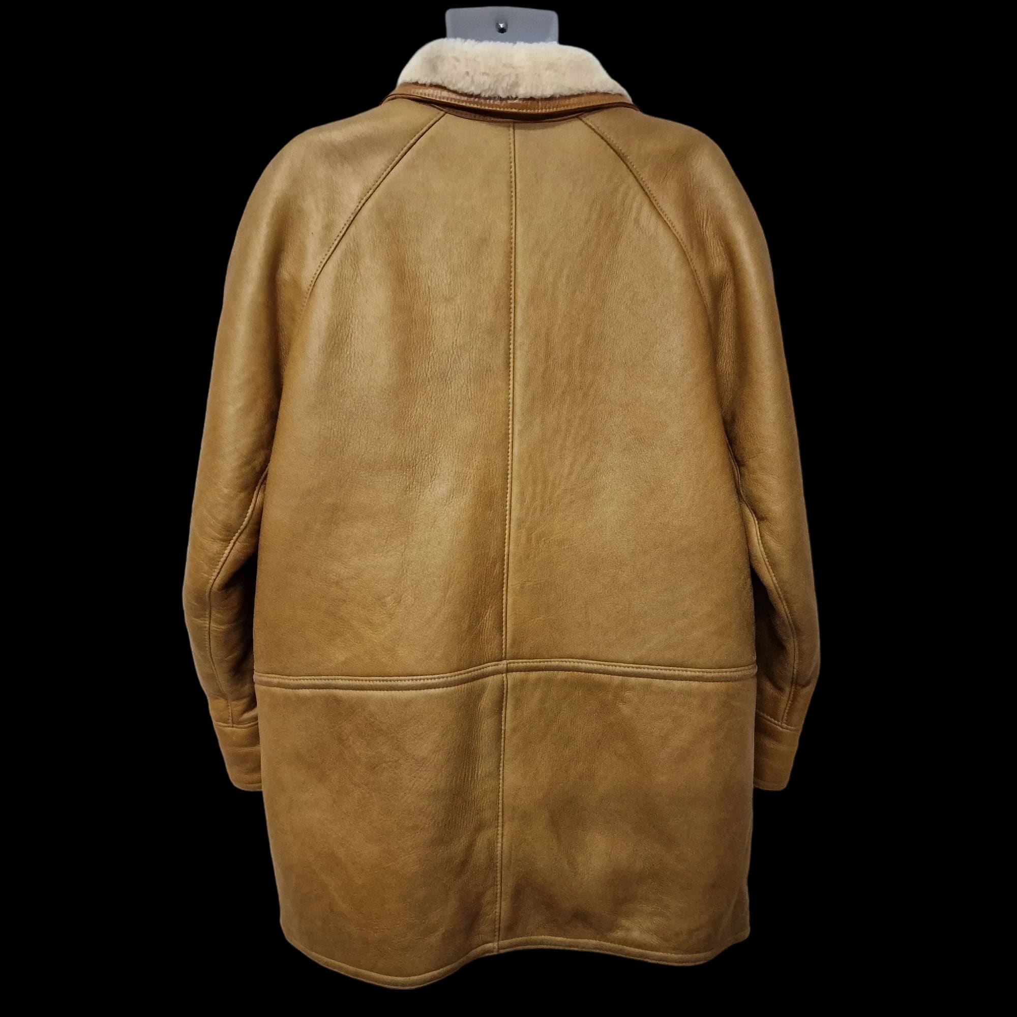 Morlands Vintage Light Brown Leather Sheepskin Shearling