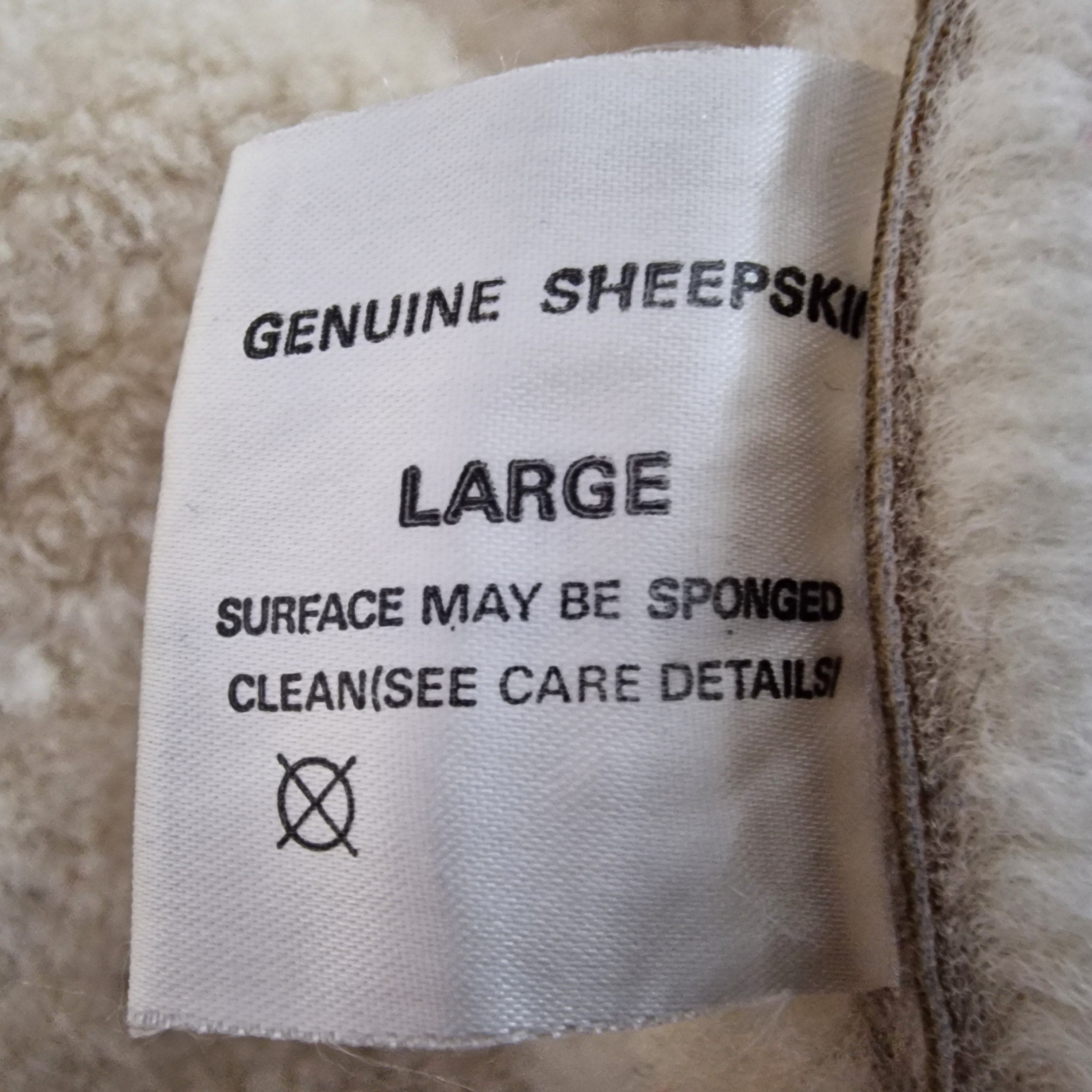 Morlands Vintage Light Brown Leather Sheepskin Shearling