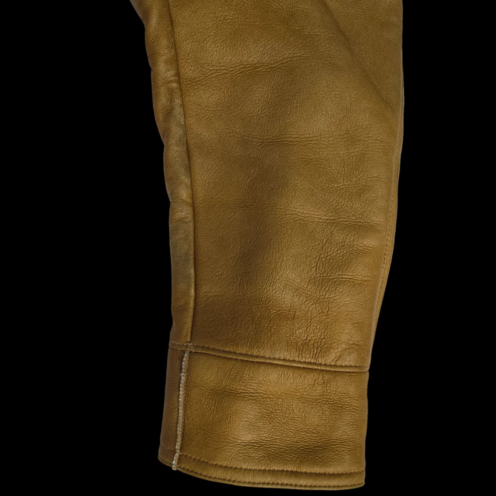 Morlands Vintage Light Brown Leather Sheepskin Shearling