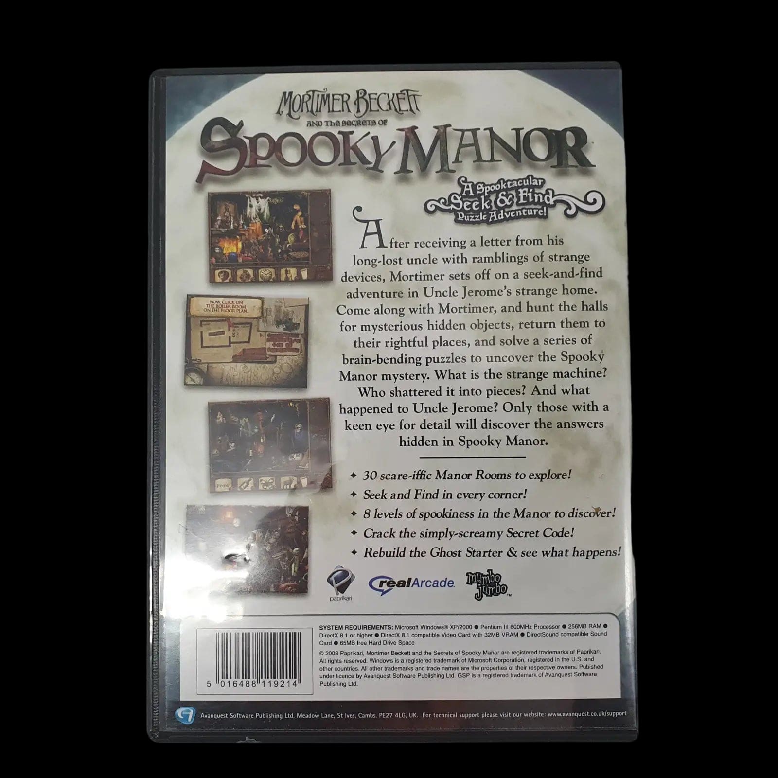 Mortimer Beckett And The Secrets Of Spooky Manor Pc Click &