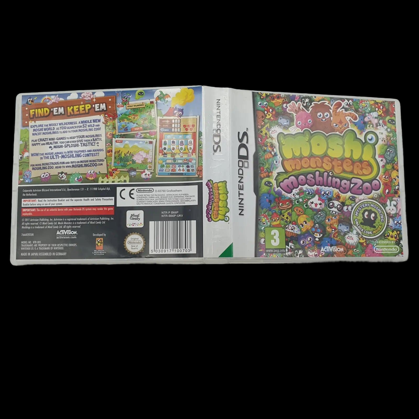 Moshi Monsters Moshling Zoo Nintendo Ds Nds Activision 2011