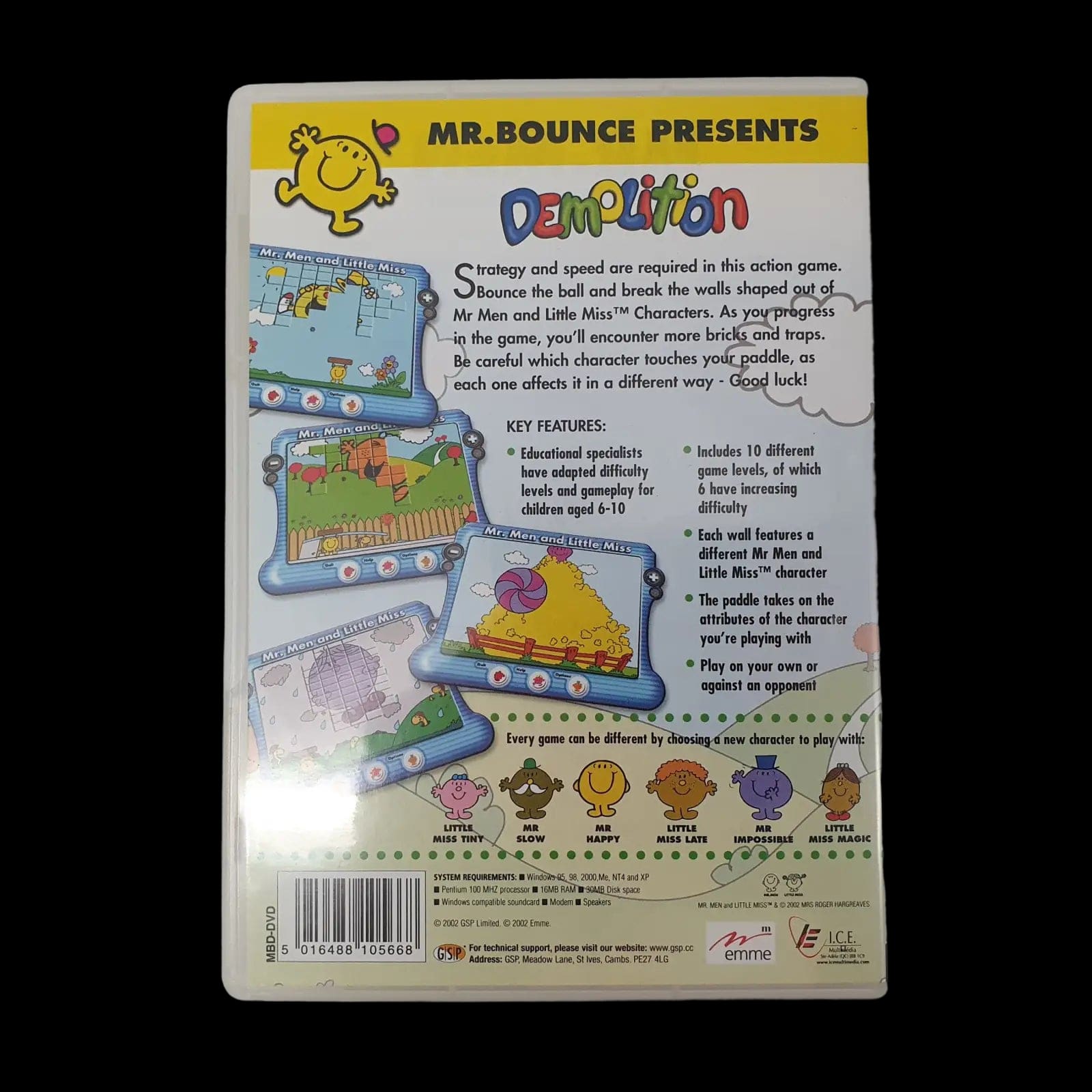 Mr Bounce Presents Demolition Pc Gsp 2002 Video Game