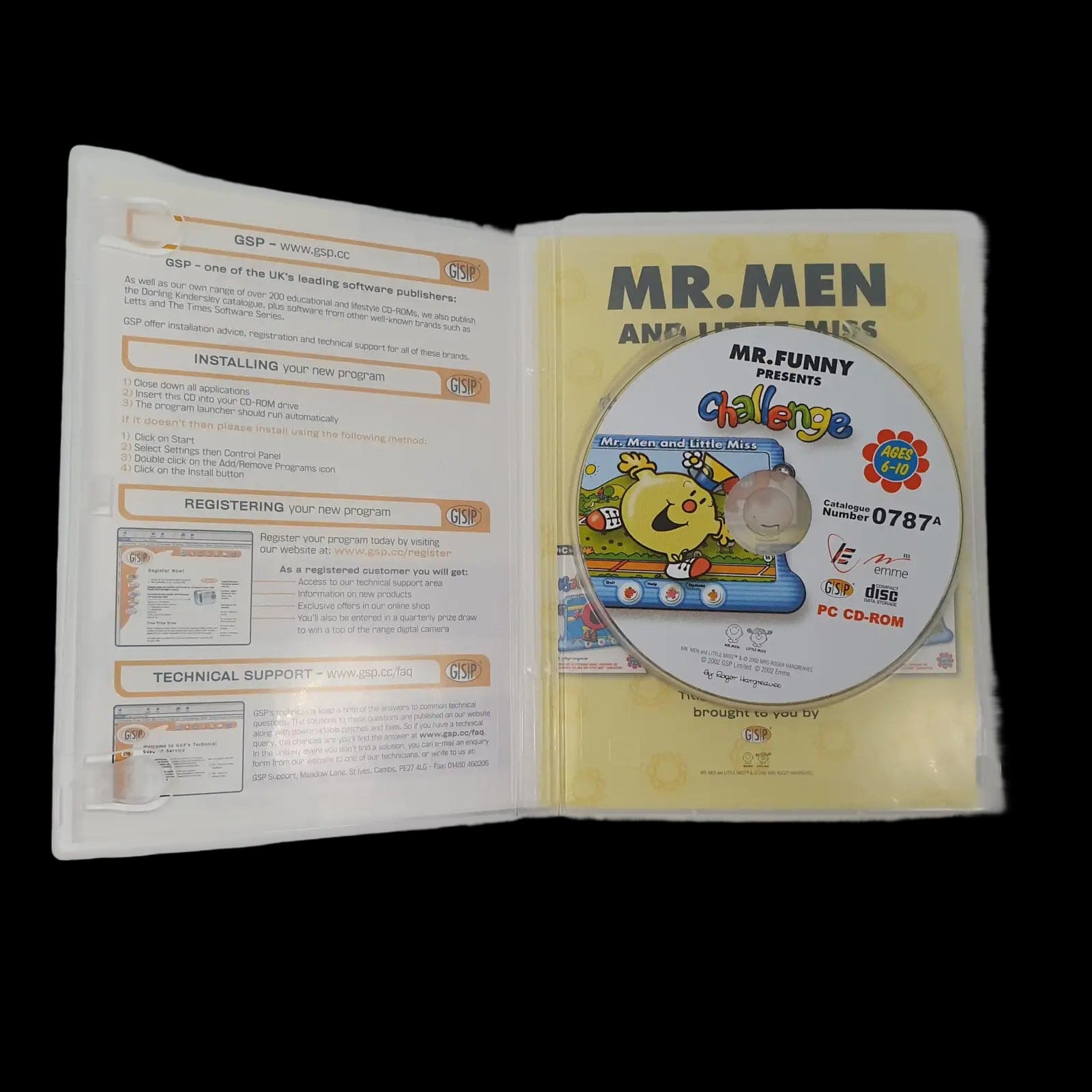 Mr Funny Presents Challenge Pc Gsp 2002 Video Game Vintage