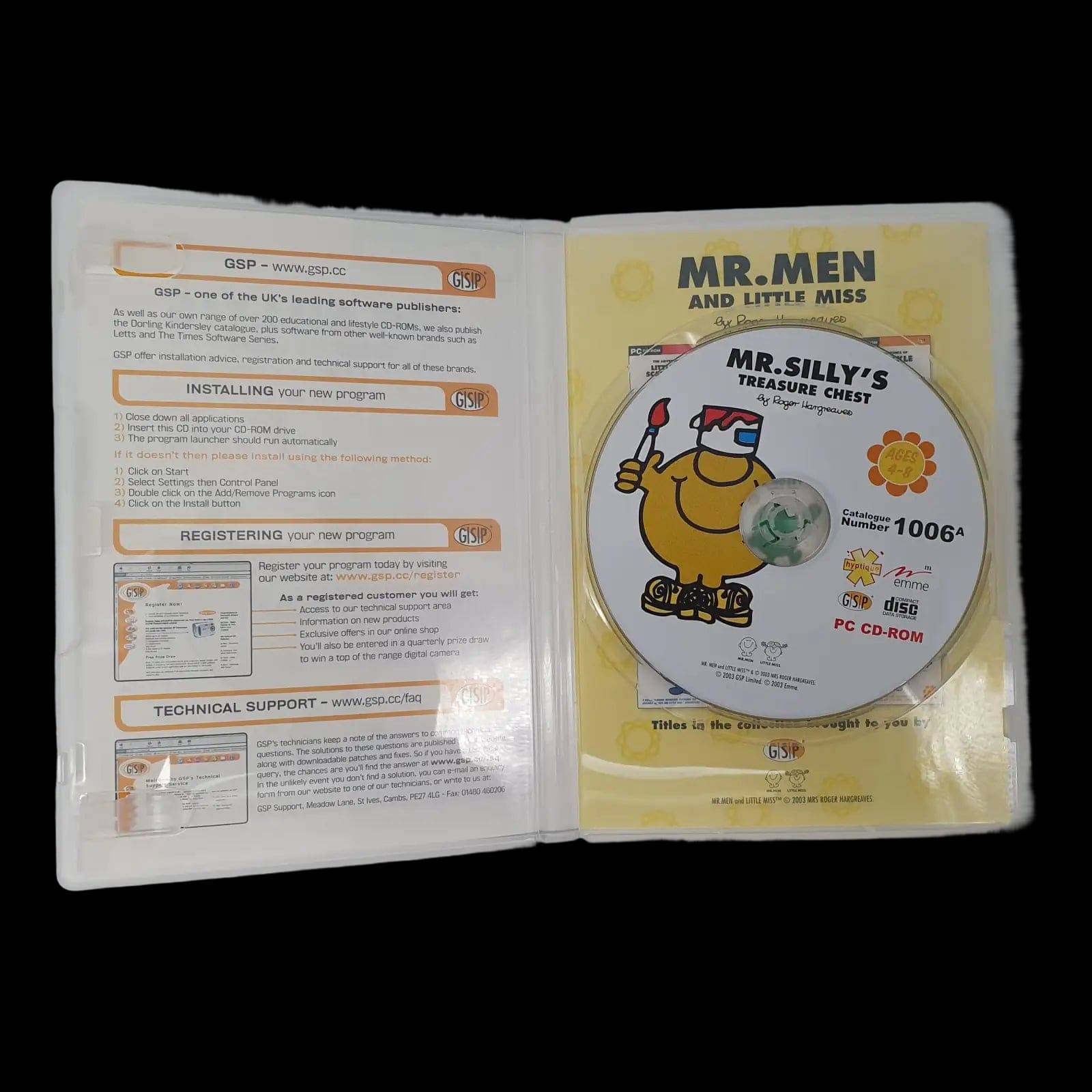Mr Sillys Treasure Chest Pc Gsp 2003 Video Game Vintage