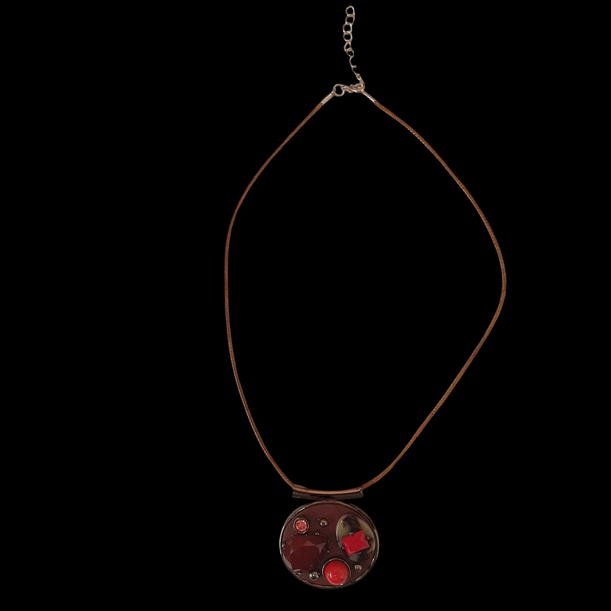 Multi Stone Design Necklace Pendant Charm Handmade Fashion