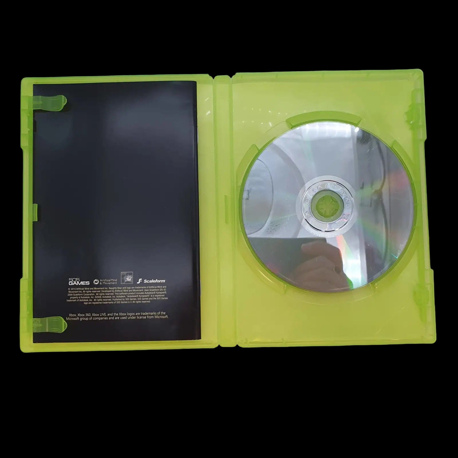 Naughty Bear Microsoft Xbox 360 505 Games 2010 Video Game