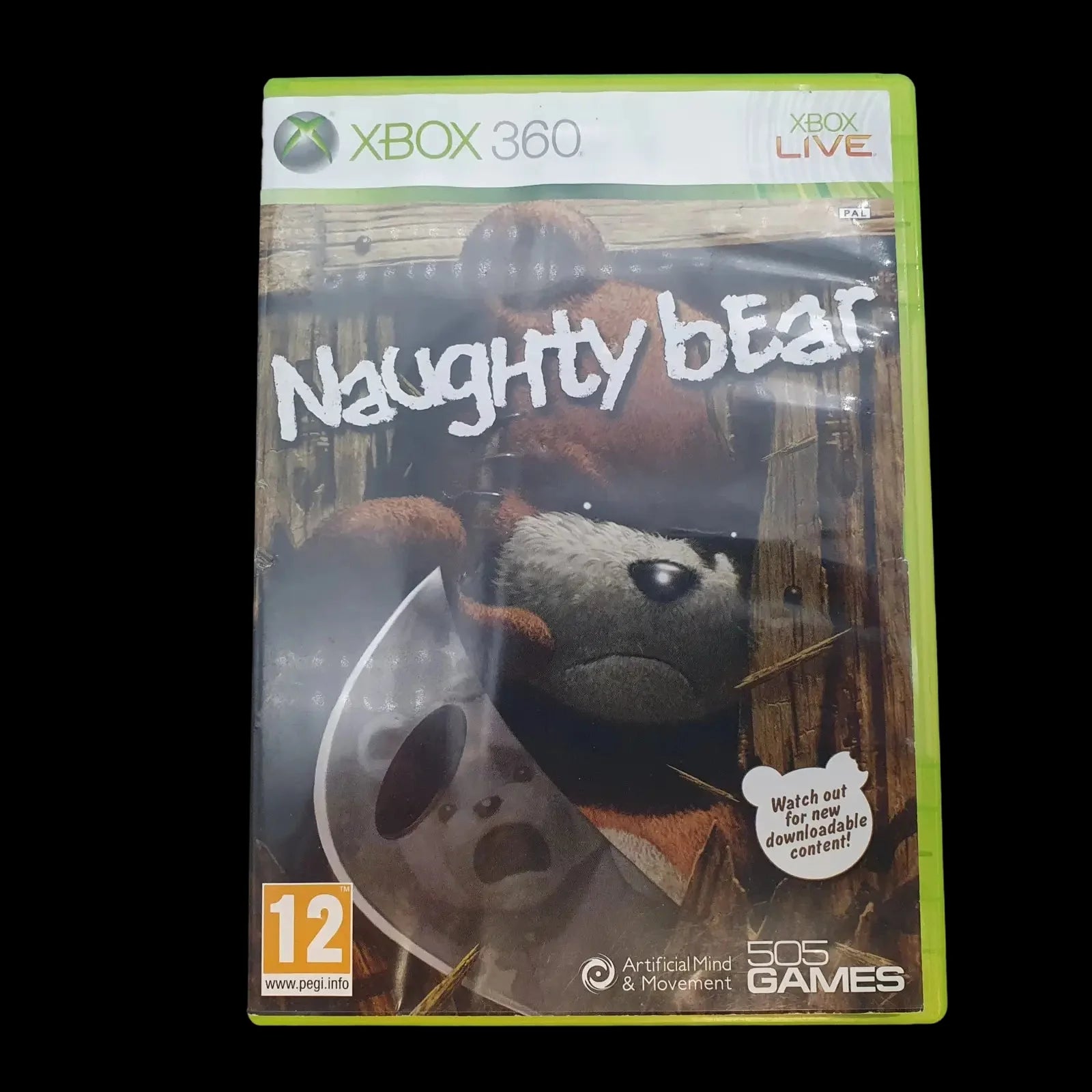 Naughty Bear Microsoft Xbox 360 505 Games 2010 Video Game