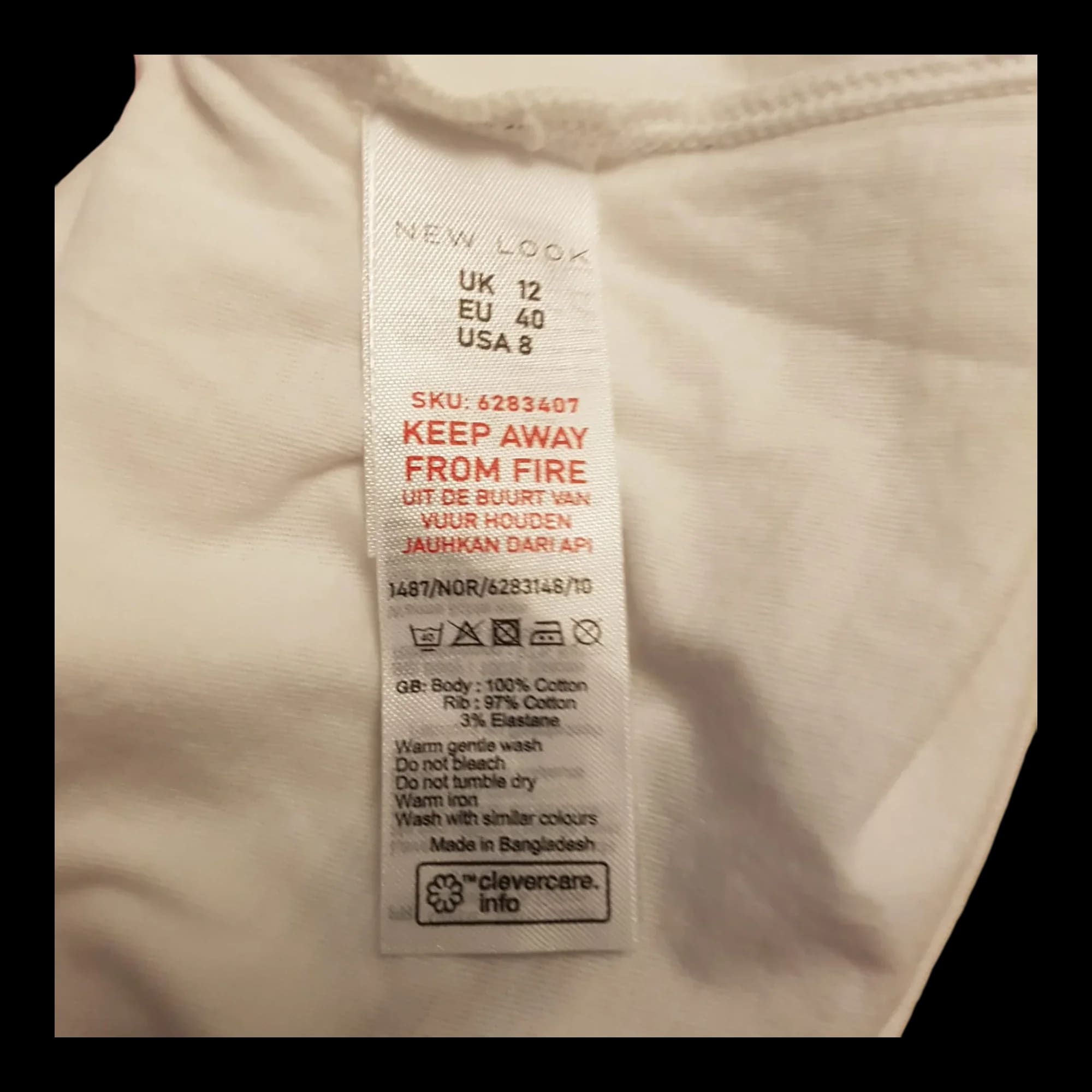 New Look Made In The 90’s T-Shirt UK 12 - T-Shirts - 7