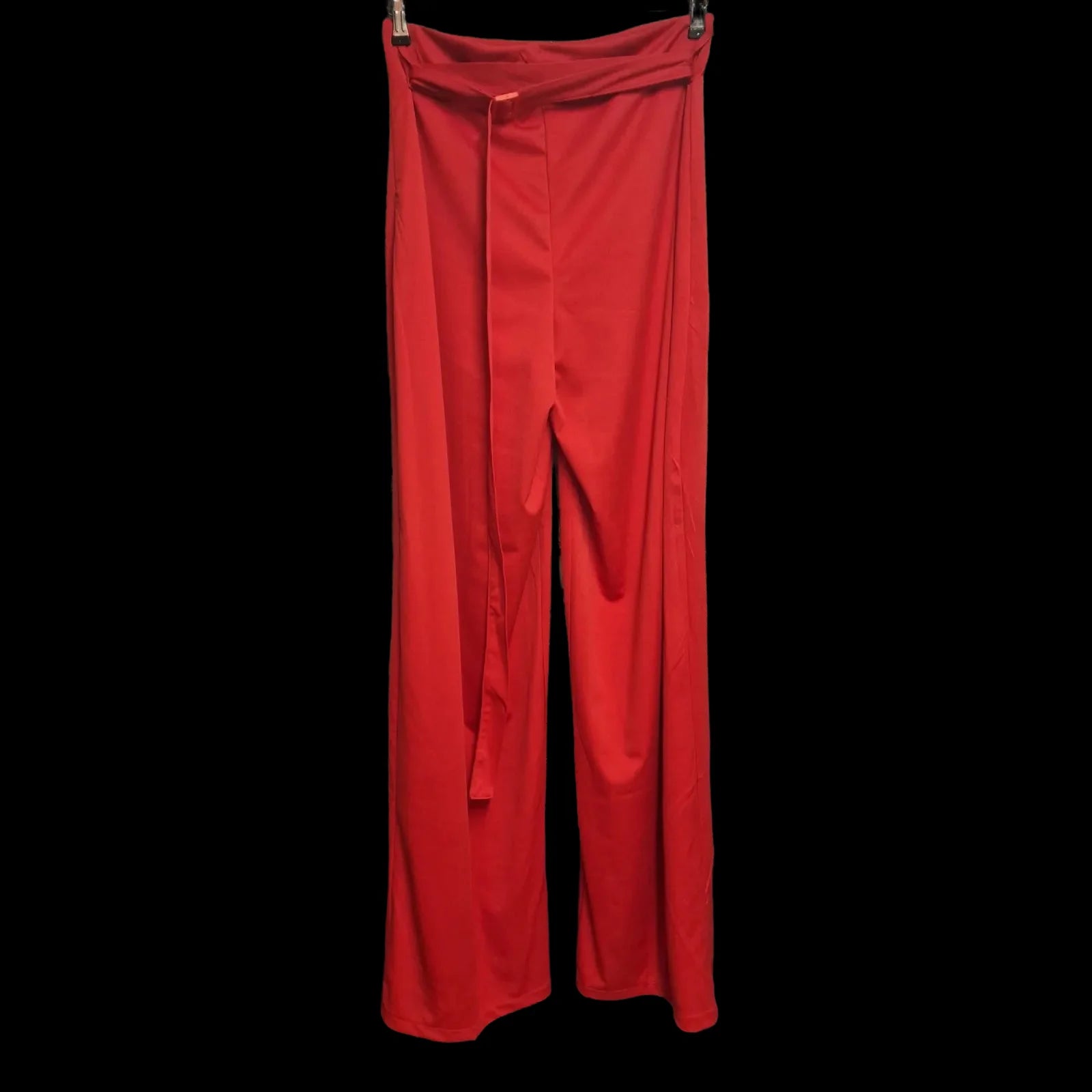 New Womens Boohoo Red Trouser & Bustier Set Uk10 - Trousers