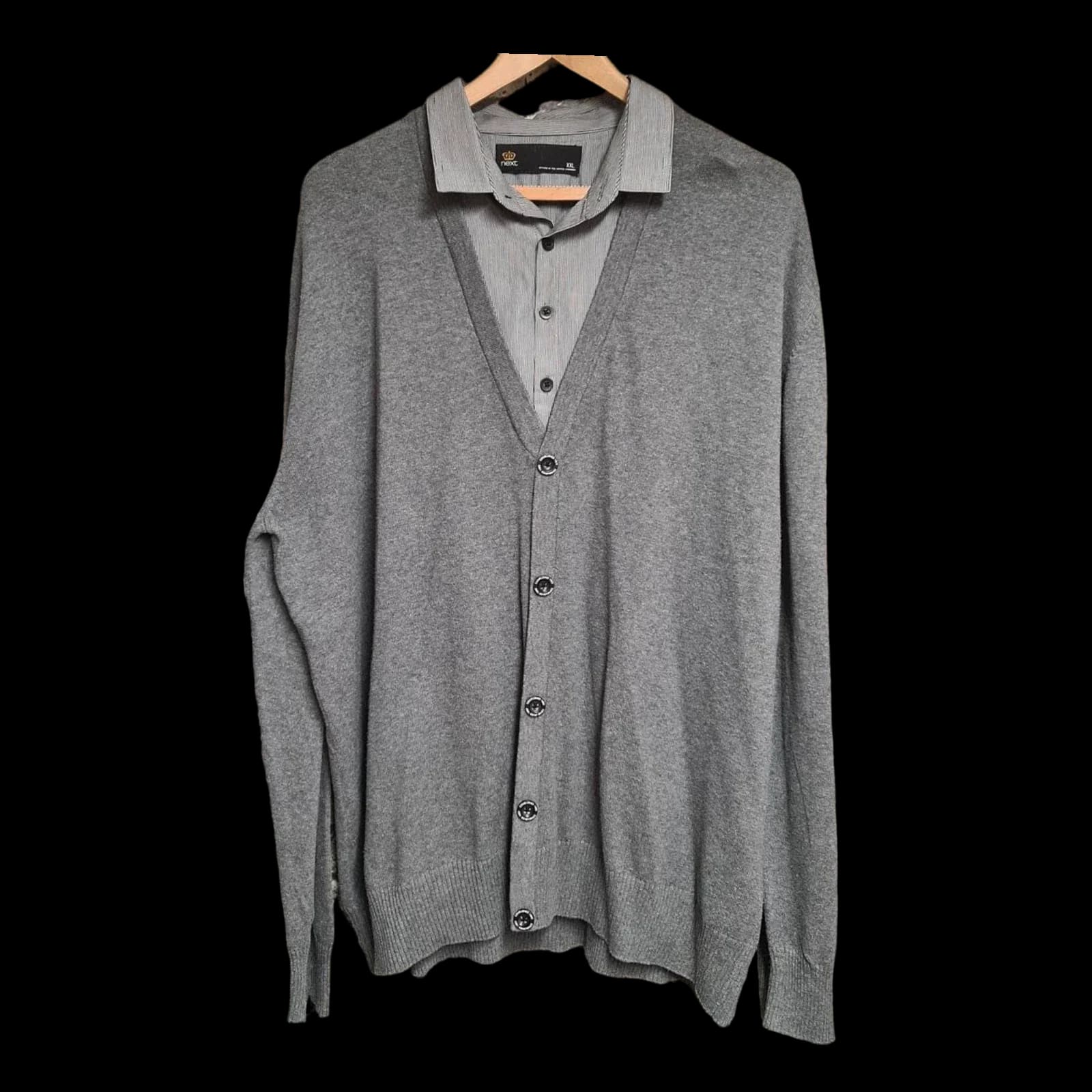 Next Grey Knitted Cardigan UK 2XL - Cardigans - 1 - 520