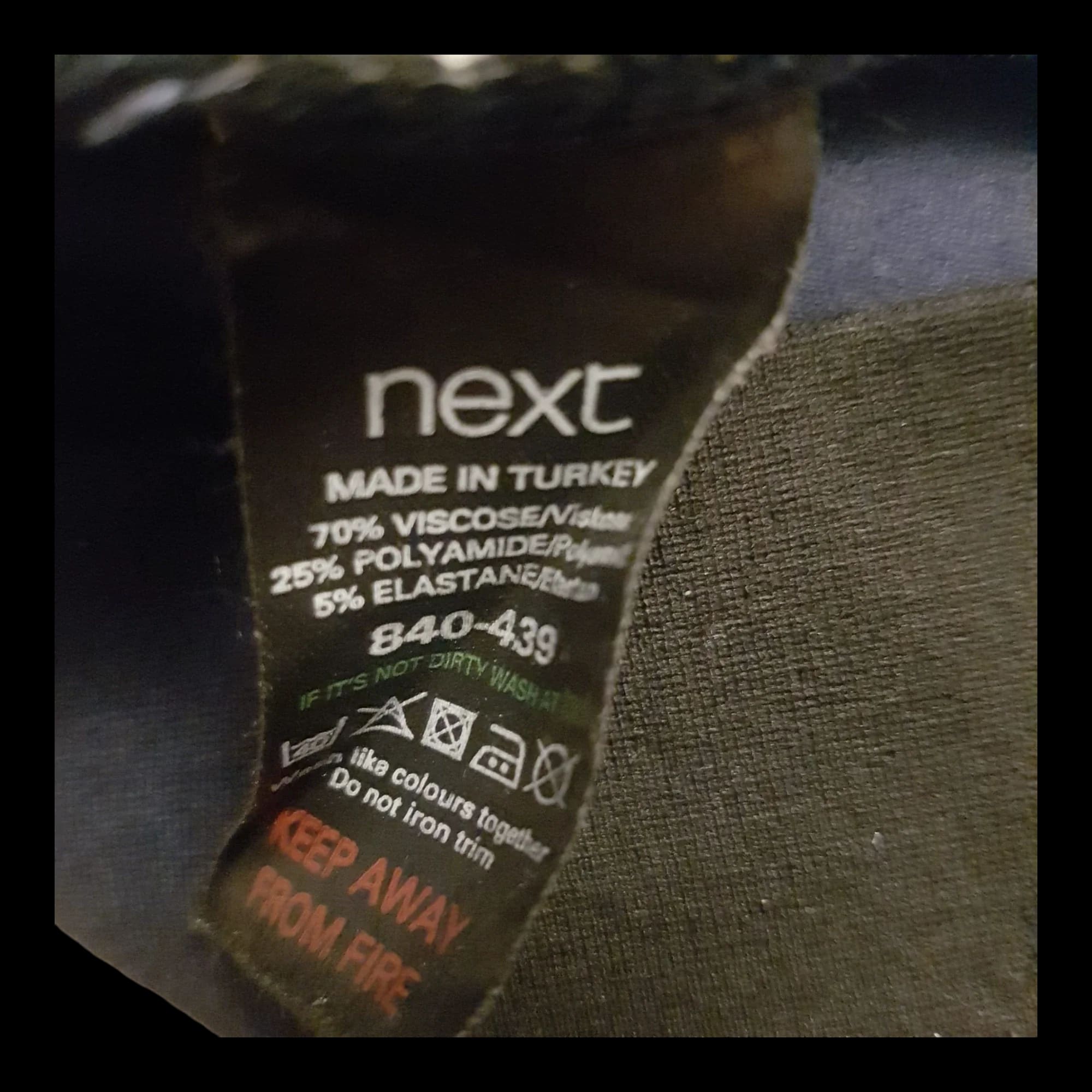 Next Navy Black Bodycon Dress Uk 10 - Dresses - 8 - 1843