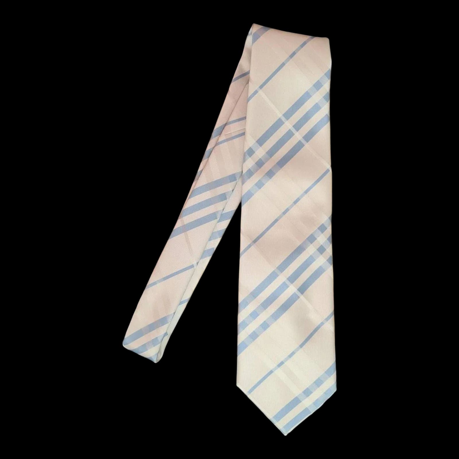 Next White Blue Striped Tie - Ties - 2 - 468