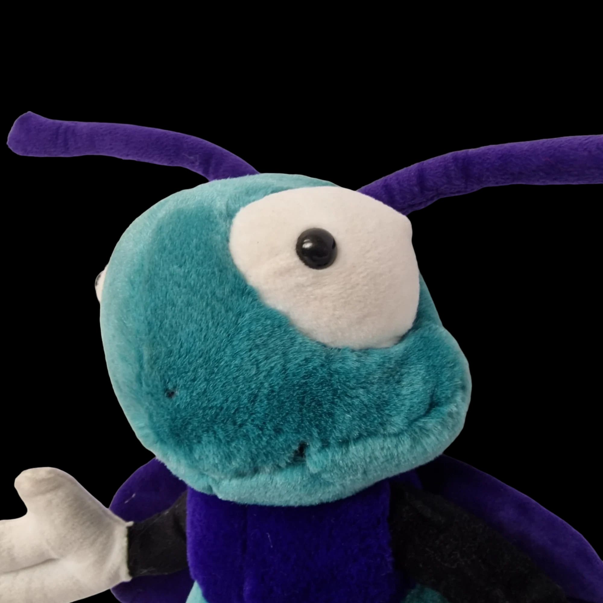 Nuzzlers Wasp Plush Soft Toy Teddy 15’ Blue Stuffed