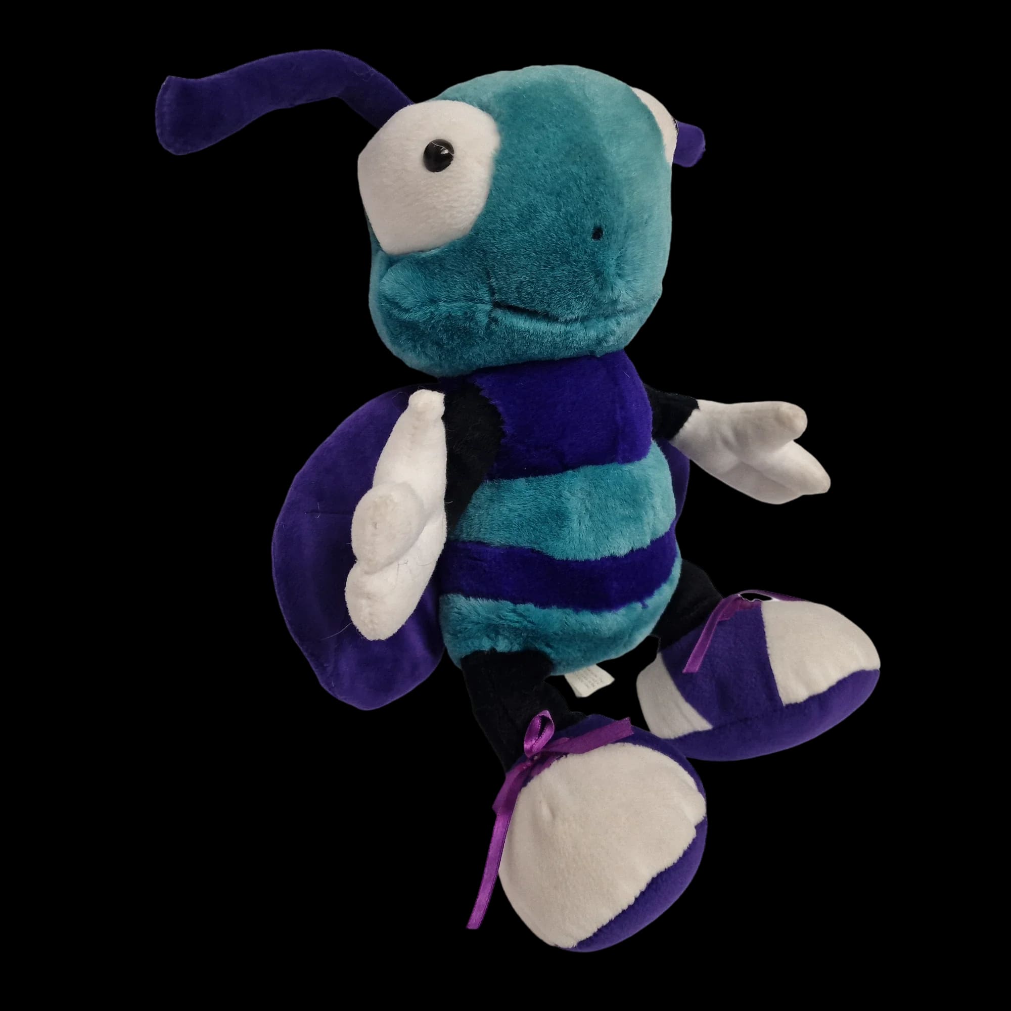 Nuzzlers Wasp Plush Soft Toy Teddy 15’ Blue Stuffed