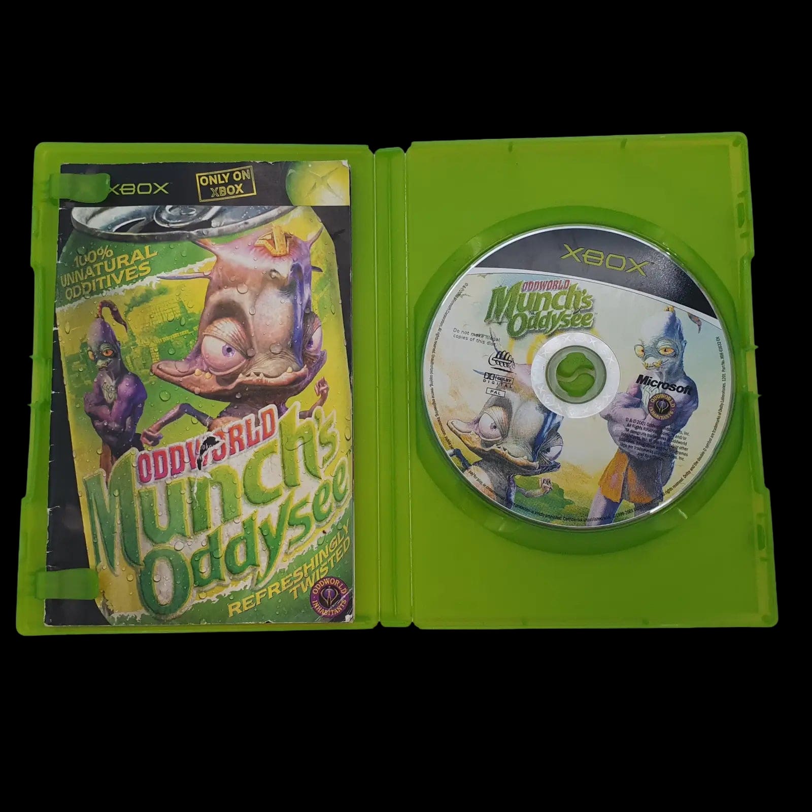 Oddworld Munch’s Oddysee Xbox Original Infogrames 2001