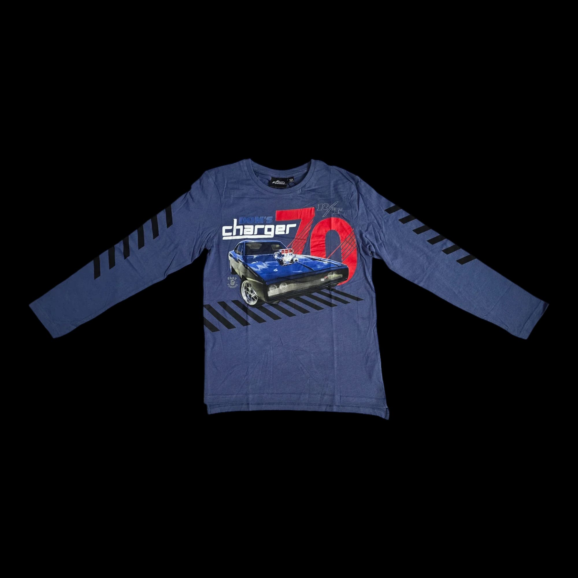 Official Fast & Furious Dom’s Charger Blue T-shirt
