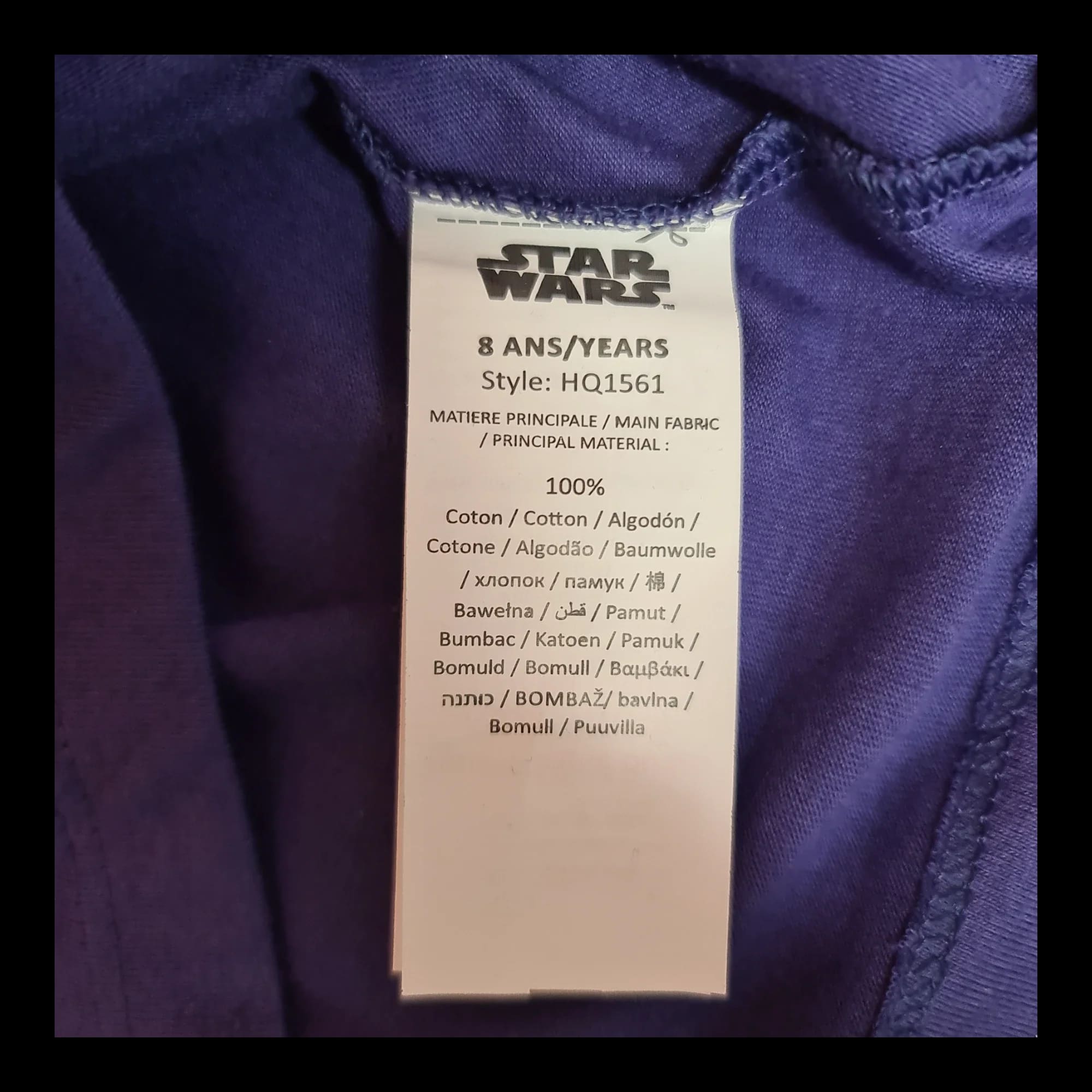 Official Girls Star Wars Purple T-shirt - T-Shirts - Disney