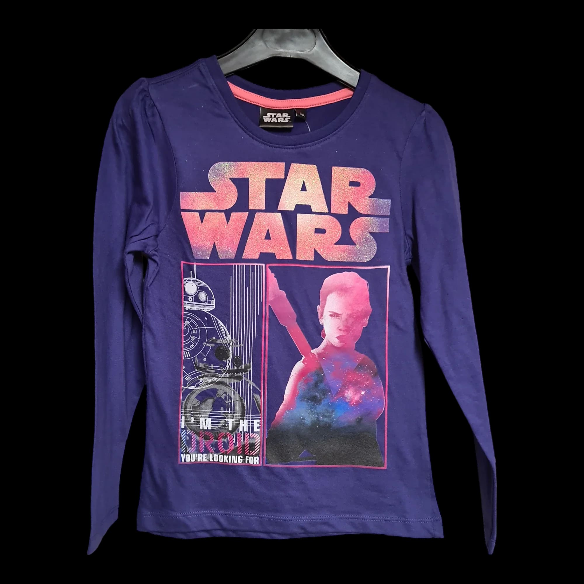 Official Girls Star Wars Purple T-shirt - T-Shirts - Disney