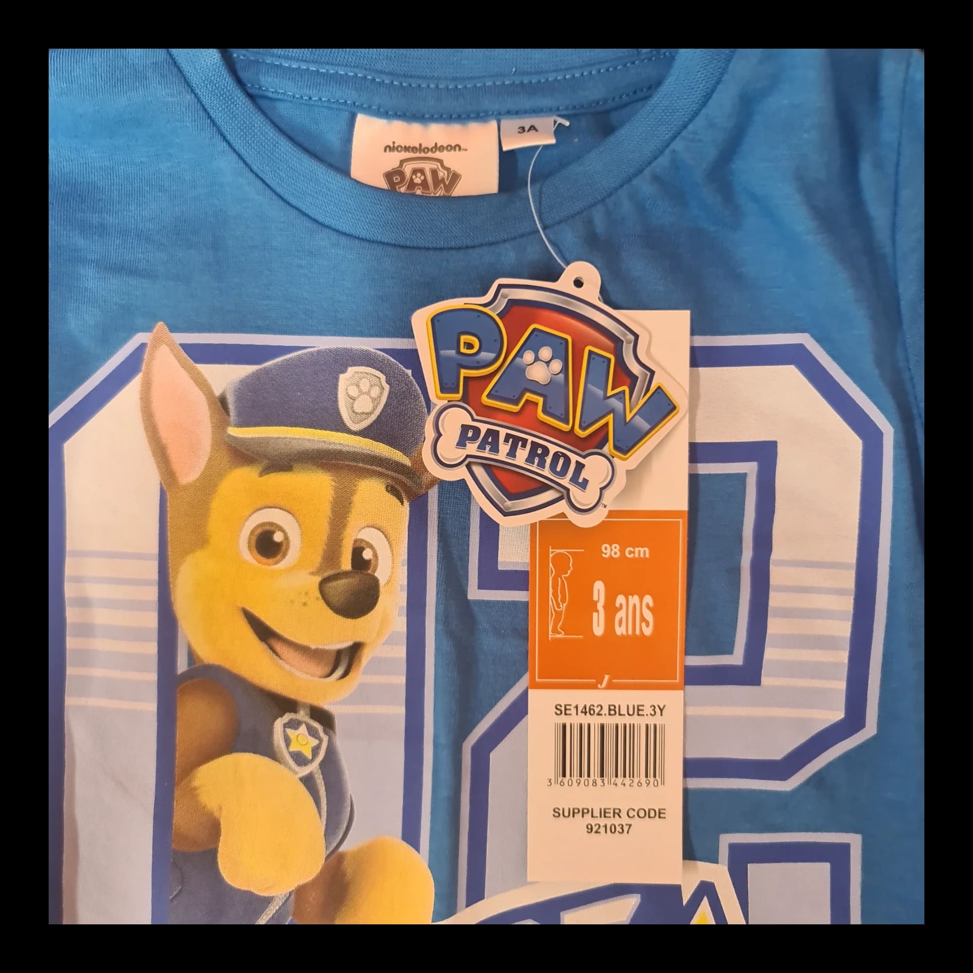 Official Nickelodeon Paw Patrol Blue T-shirt - T-Shirts - 3