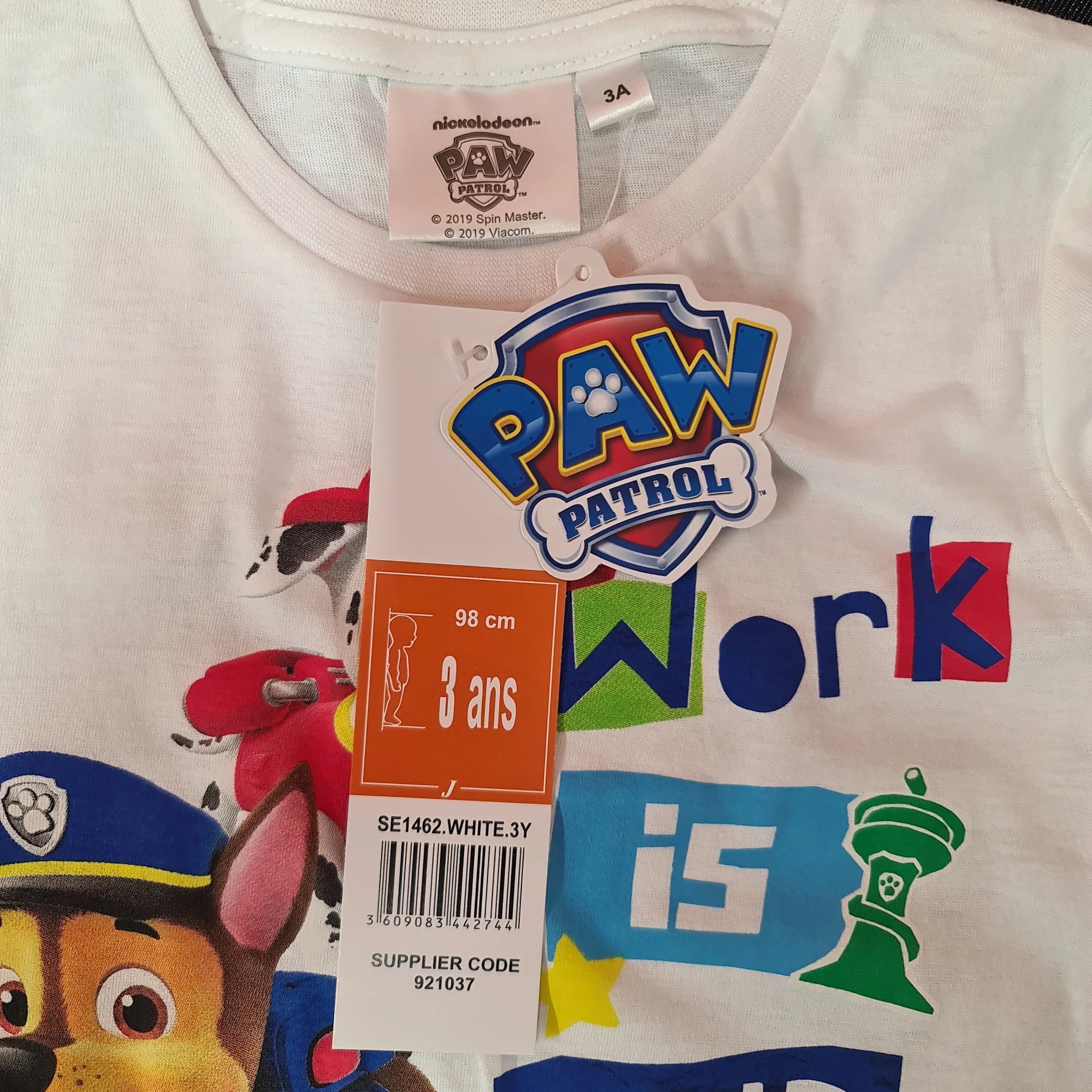 Official Nickelodeon Paw Patrol White T-shirt - T-Shirts