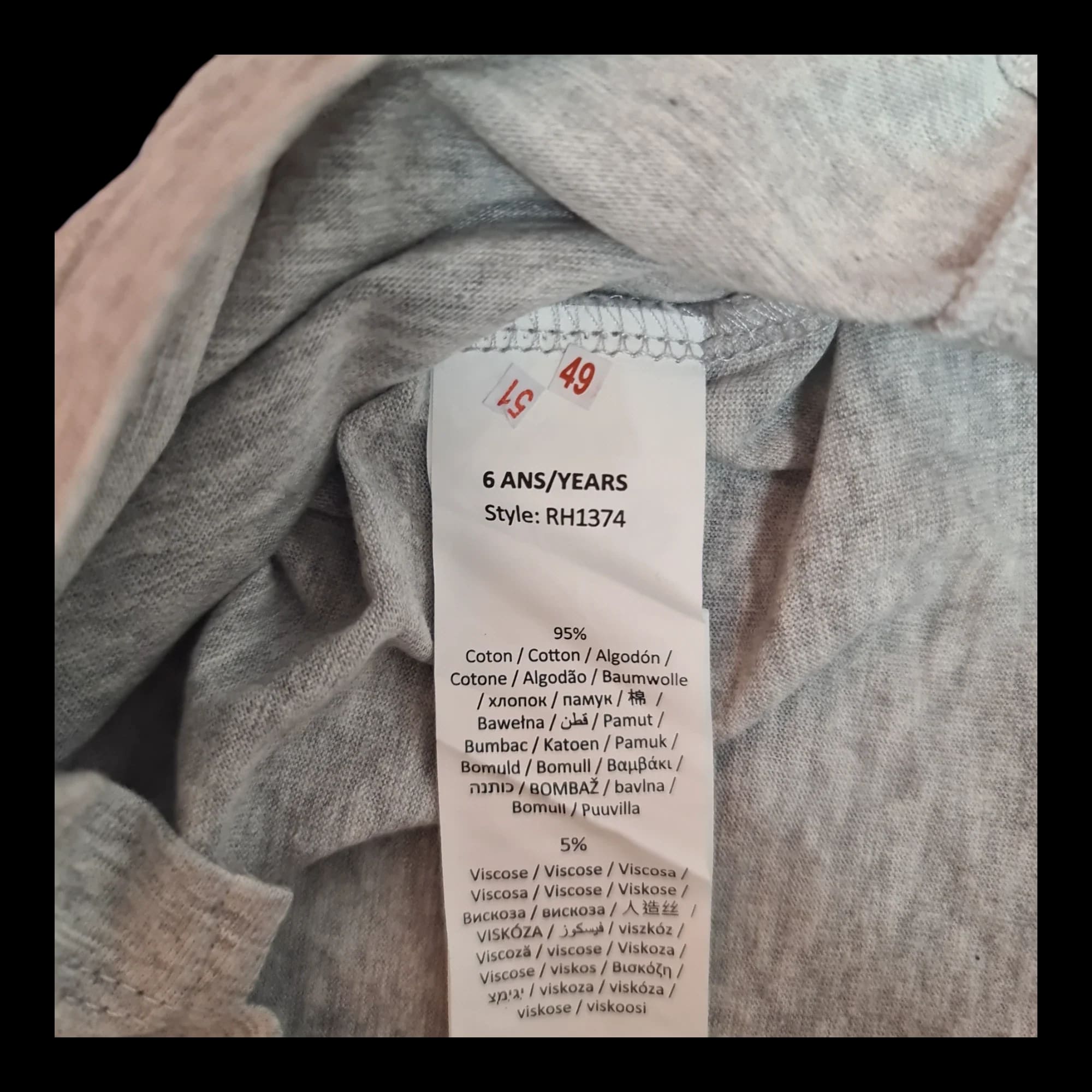 Official Supergirl Long Sleeved Girls Blue Grey T-shirt