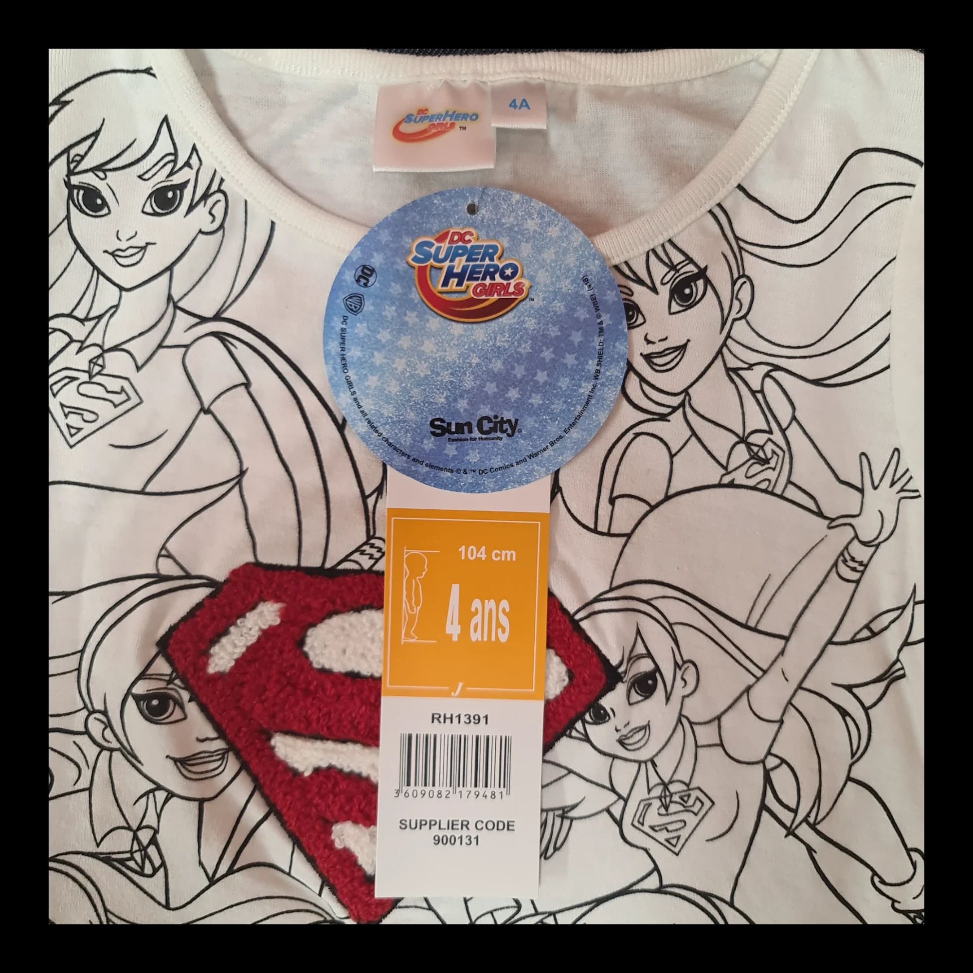 Official Supergirl Long Sleeved White T-shirt - T-Shirts