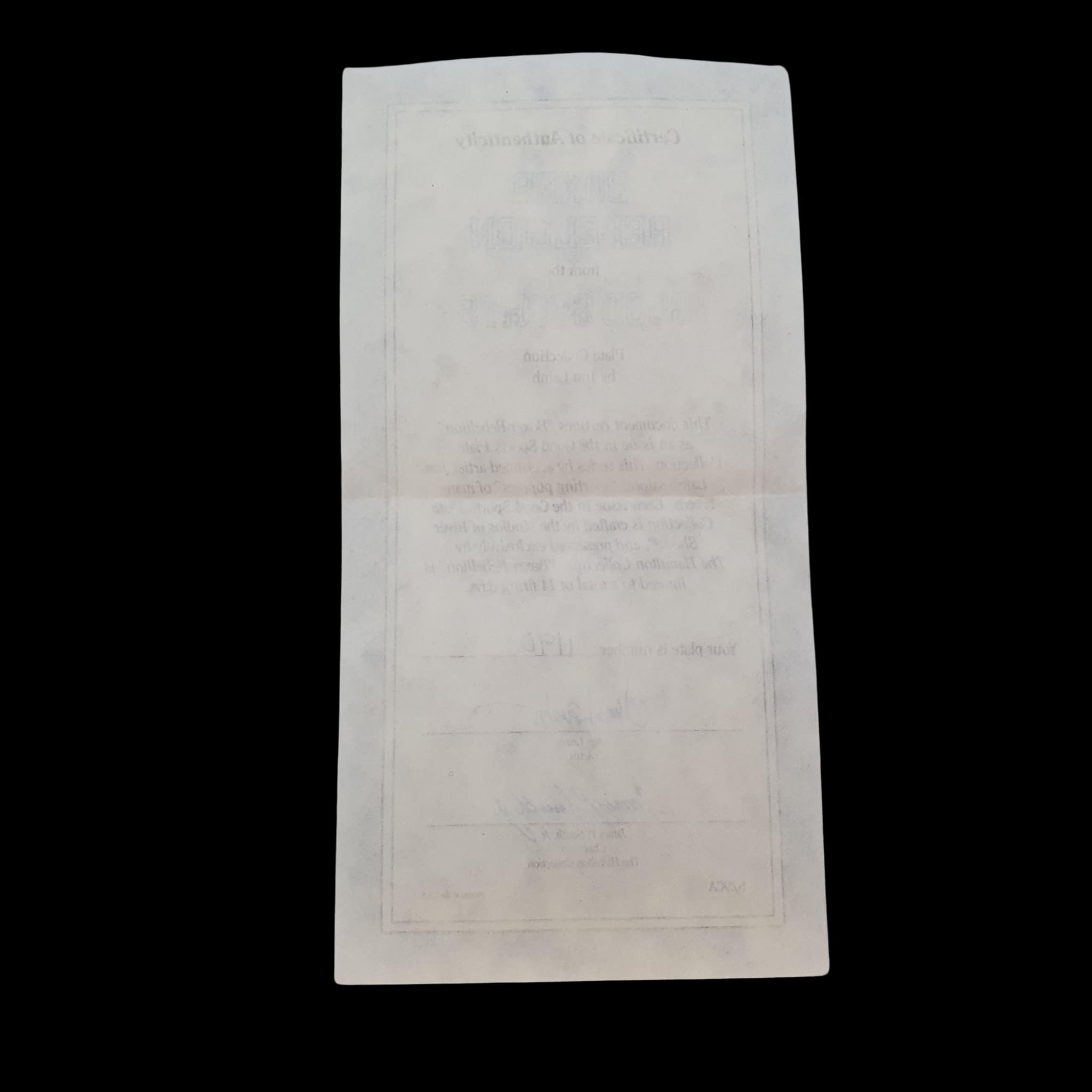 Ornamental Plate Boxer Rebellion Jim Lamb River Shore 1991