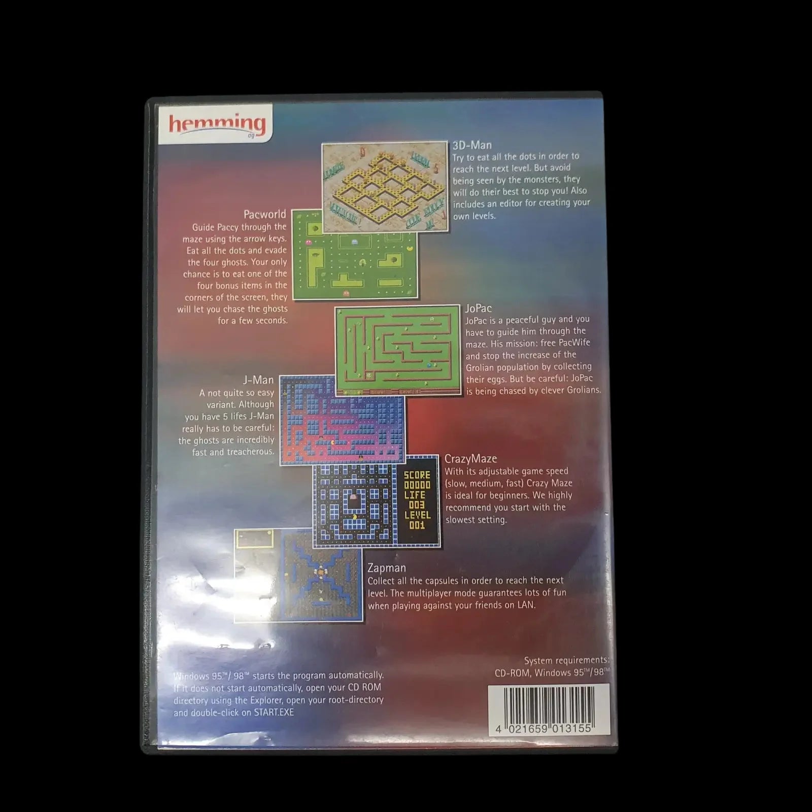 Pacmax Classics Pc Hemmings Video Game - Games - 2 - 2477
