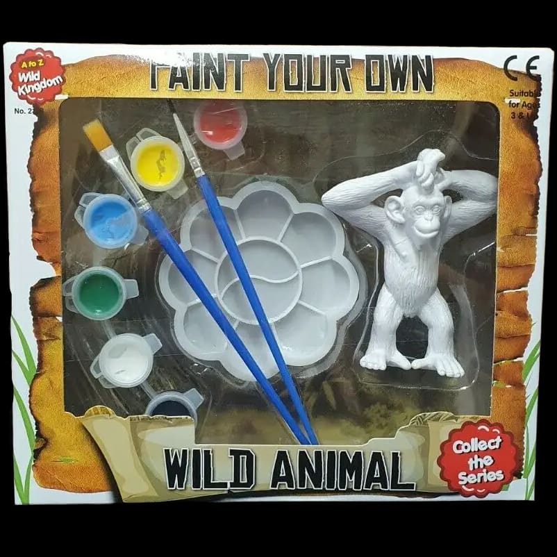 Paint Your Own Wild Animal - New - Creative Toys