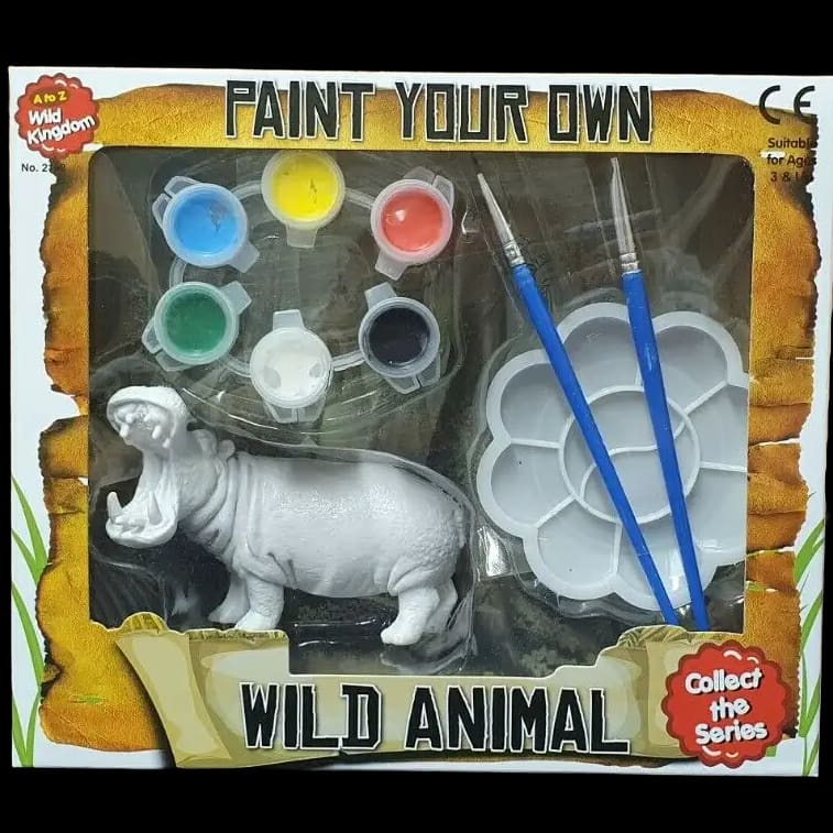 Paint Your Own Wild Animal - New - Creative Toys