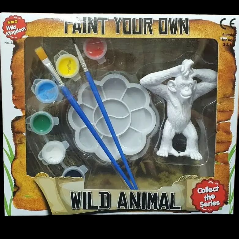 Paint Your Own Wild Animal - New - Creative Toys