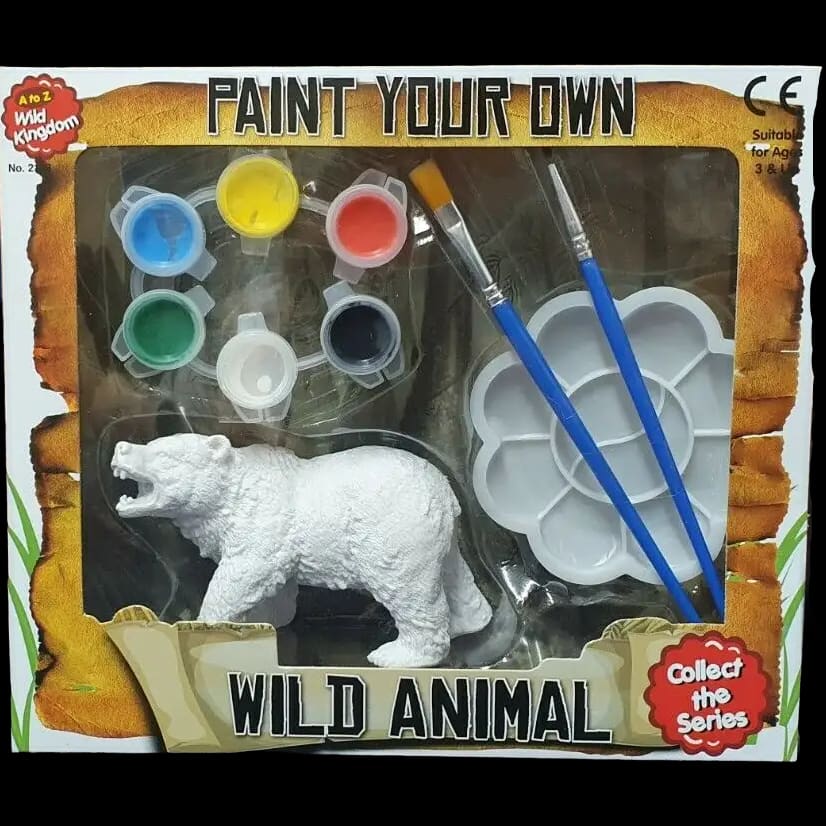 Paint Your Own Wild Animal - New - Creative Toys