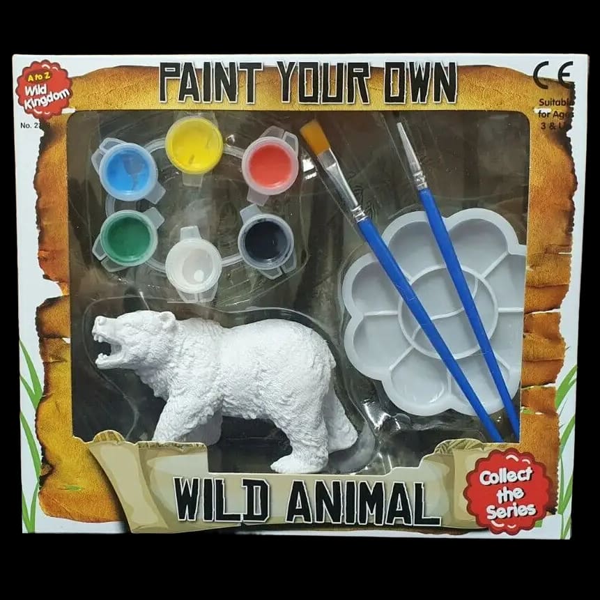 Paint Your Own Wild Animal - New - Creative Toys