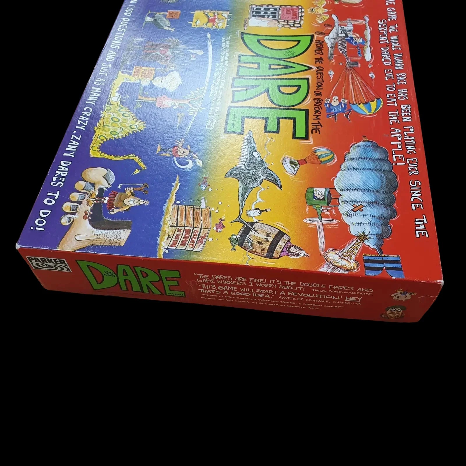 Parker Dare Boxed Board Game 1992 Age 13 + - Games - 2