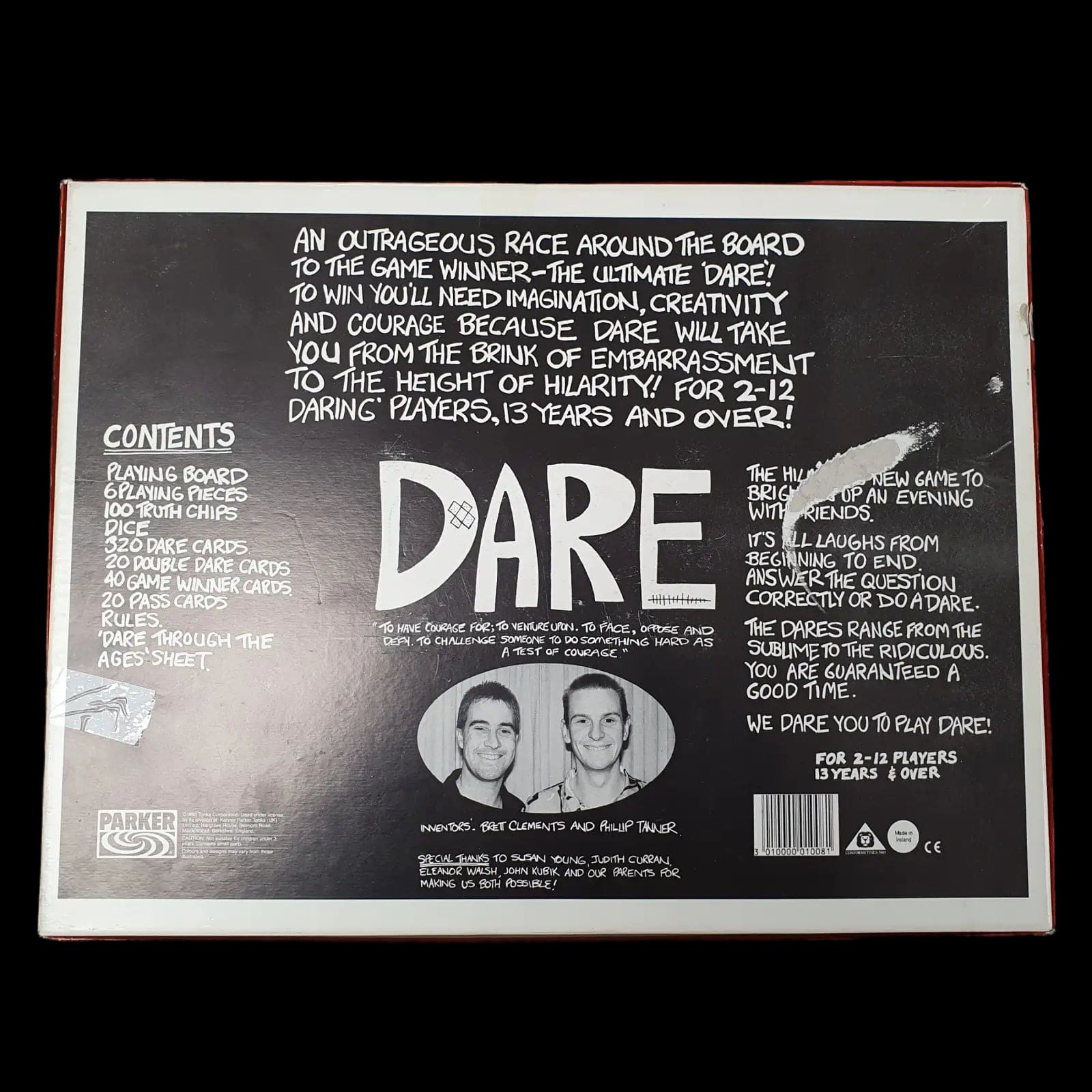 Parker Dare Boxed Board Game 1992 Age 13 + - Games - 5