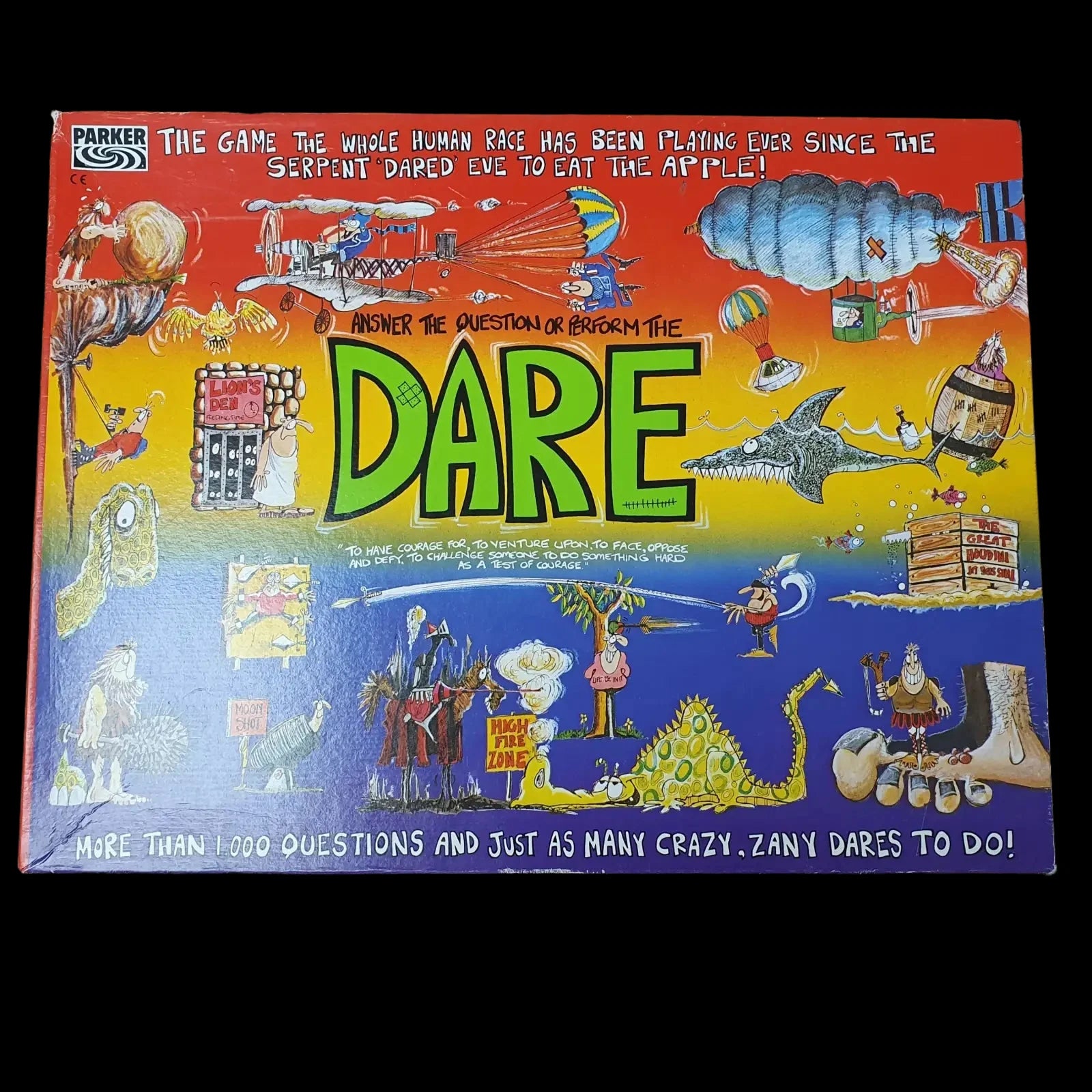Parker Dare Boxed Board Game 1992 Age 13 + - Games - 1