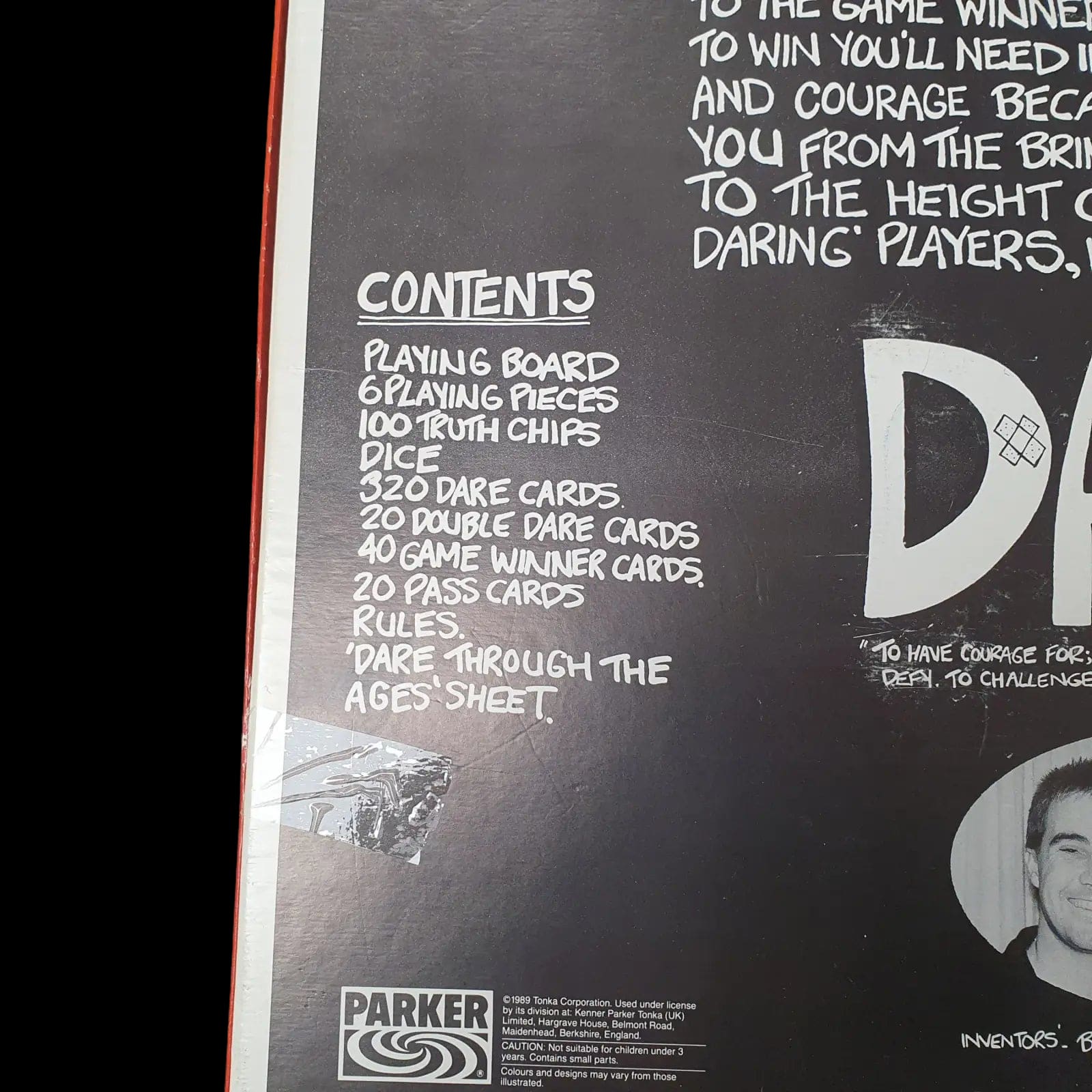 Parker Dare Boxed Board Game 1992 Age 13 + - Games - 6