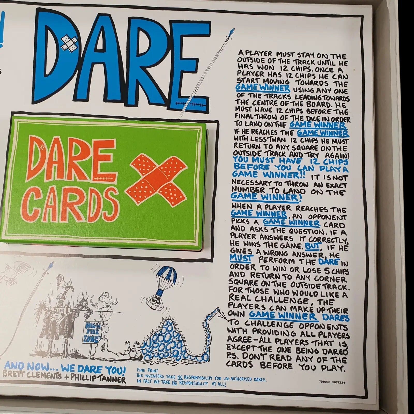 Parker Dare Boxed Board Game 1992 Age 13 + - Games - 11