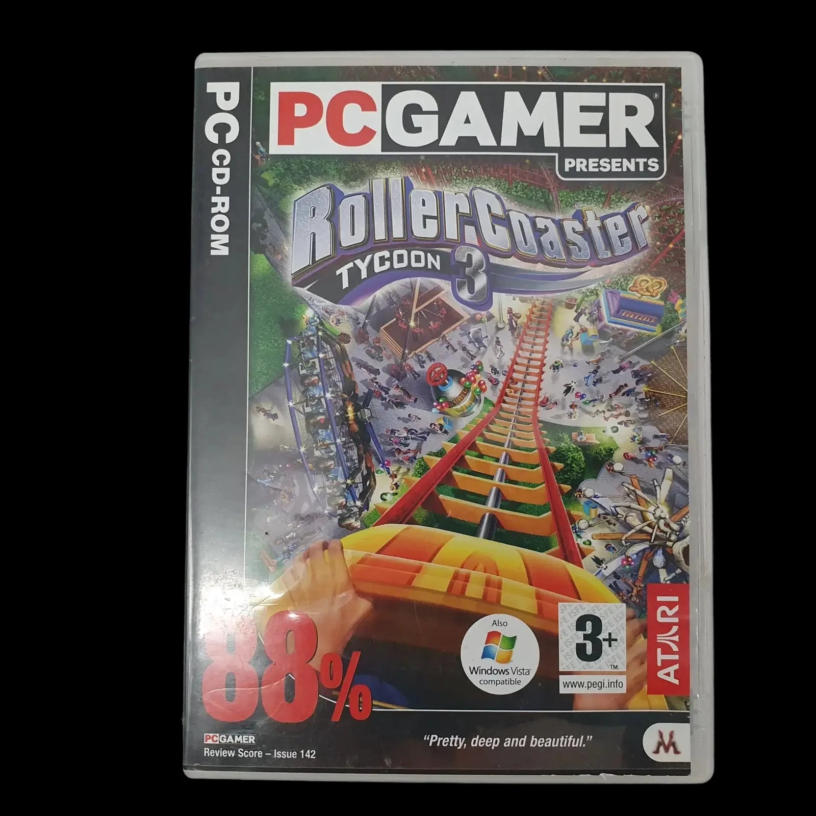 Pc Gamer Presents Roller Coaster Tycoon 3 Atari 2004 Video