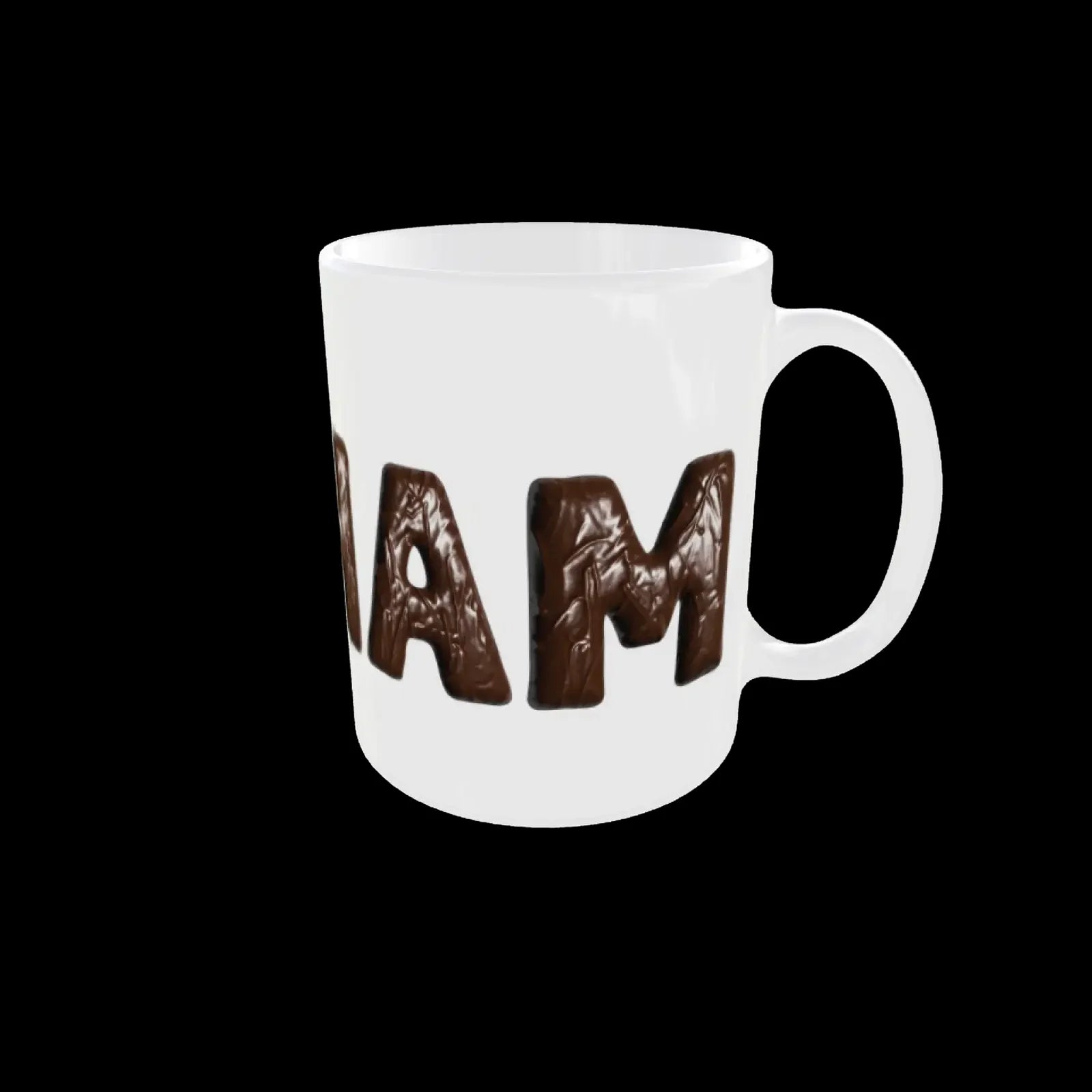 Personalised Name Mug Chocolate Design Kids Custom
