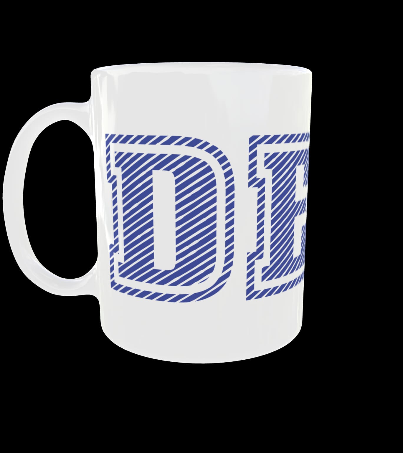 Personalised Name Mug Denim Design Custom Sublimation Gifts