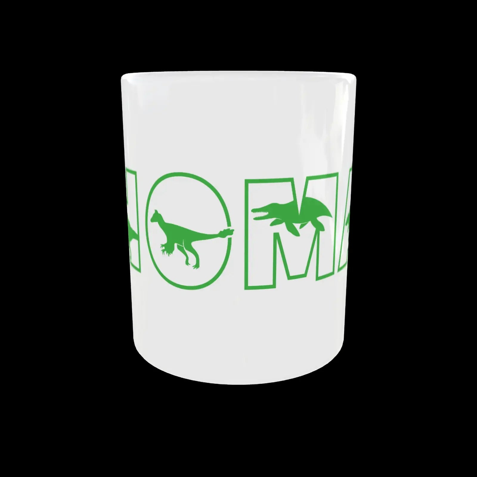 Personalised Name Mug Dinosaur Design Kids Custom