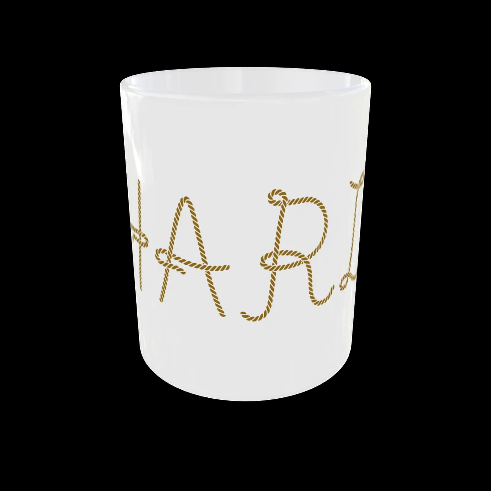 Personalised Name Mug Rope Design Custom Sublimation Gifts