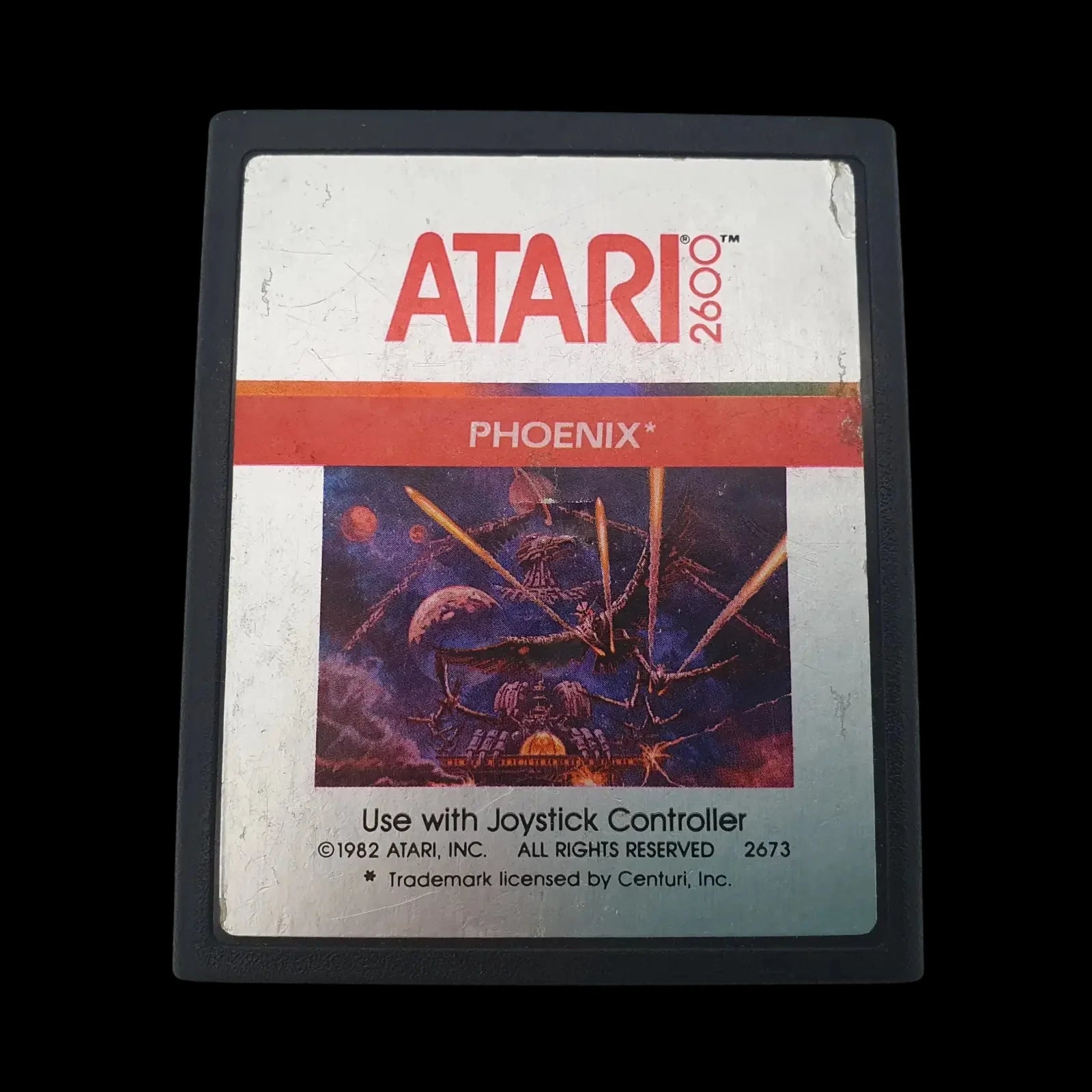 Phoenix 2673 Atari 2600 Avs Centuri 1982 Video Game Vintage