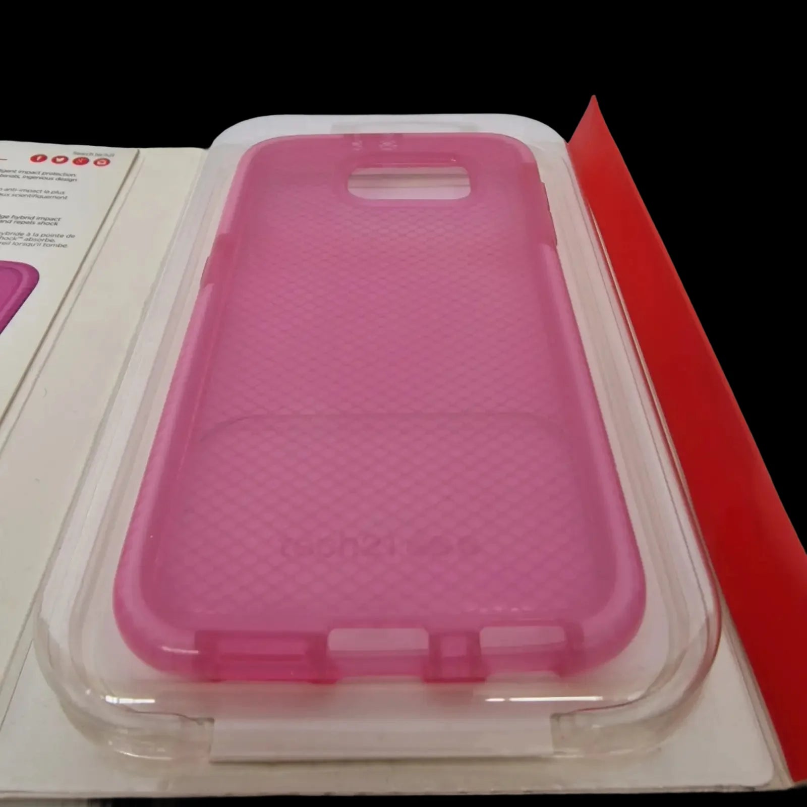 Pink Tech21 Evo Check Phone Case For Samsung Galaxy S6 - 2