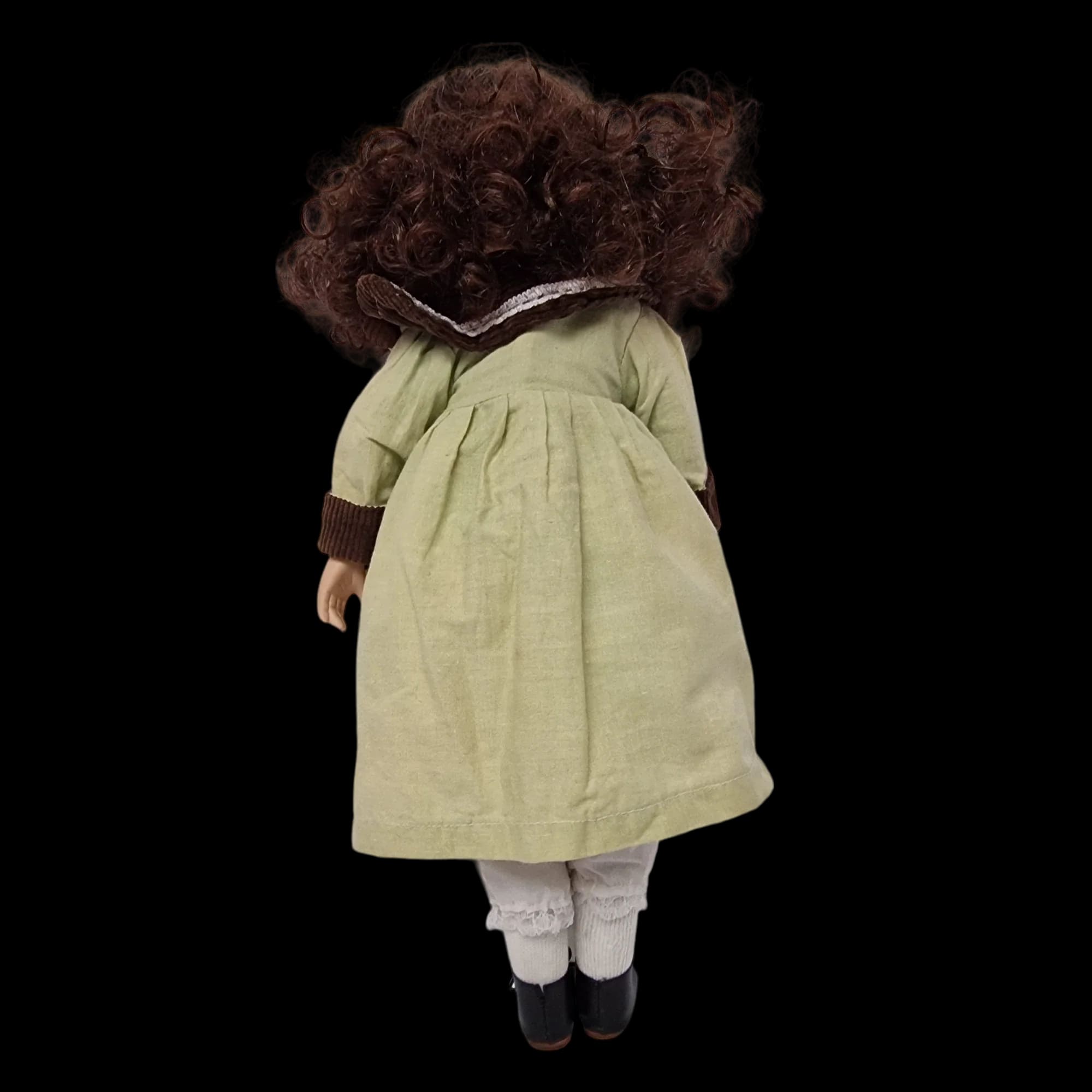 Porcelain Doll Female White Dress And Coat Removeable