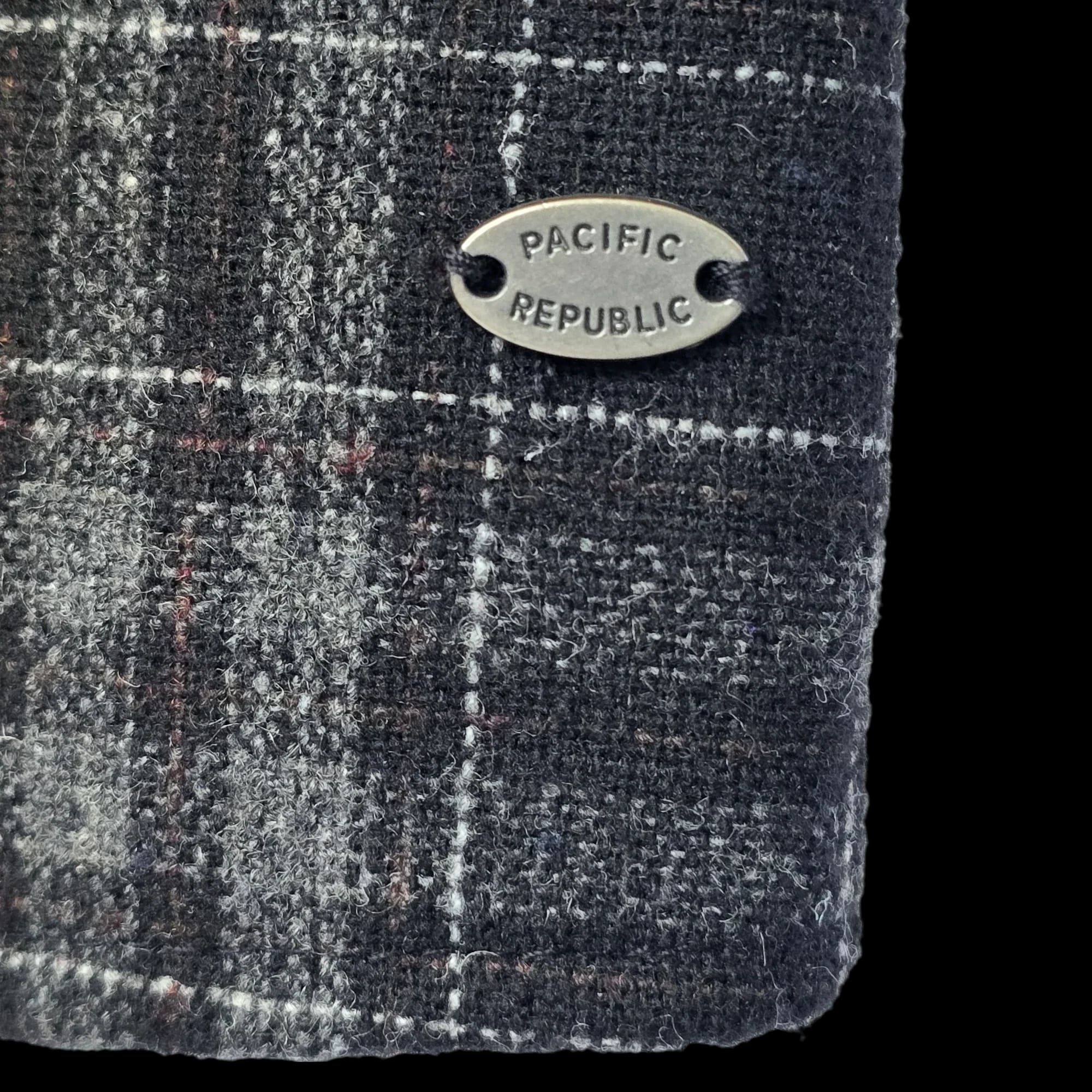 Pull&Bear Black Grey Check Pinafore Dress UK Small