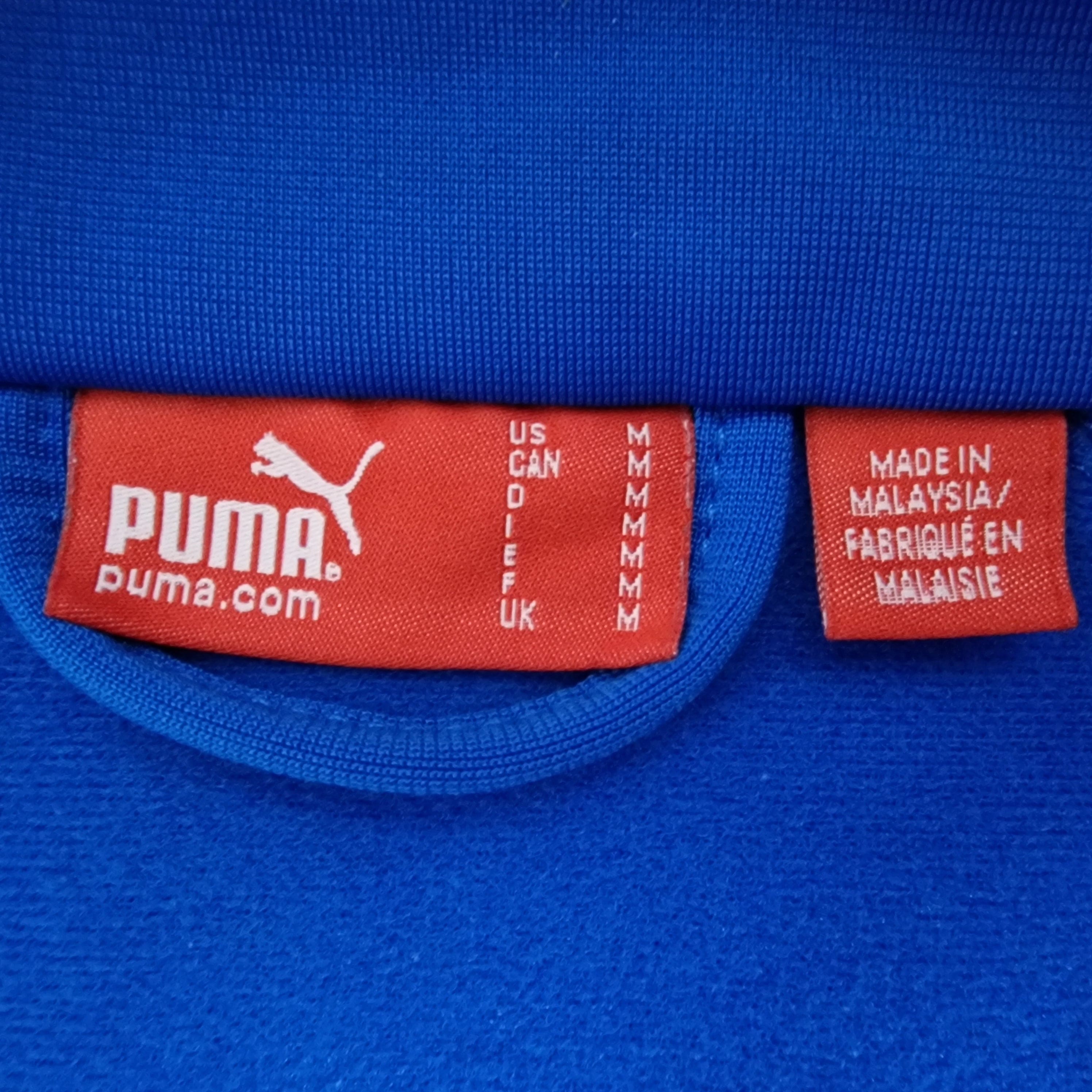 Puma Unisex Track Top Tracksuit Full Zip Blue UK Medium