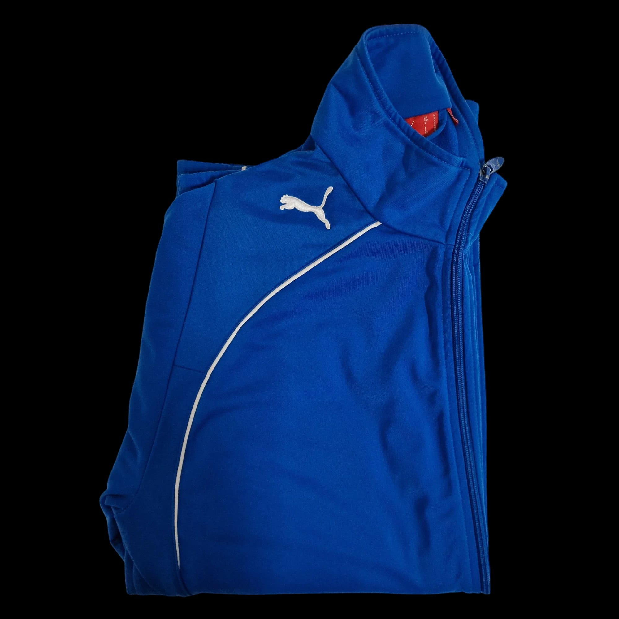 Puma Unisex Track Top Tracksuit Full Zip Blue UK Medium