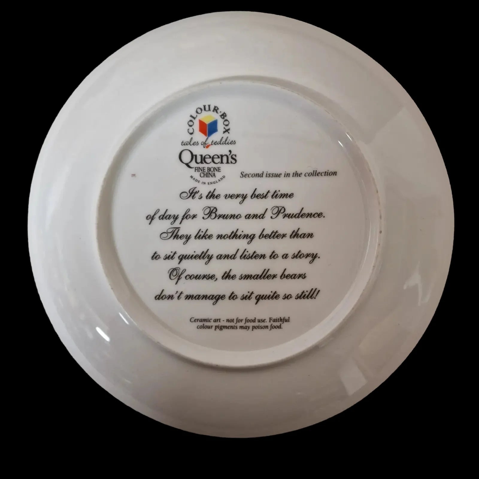 Queens Colour Box Tales Of Teddies Ornamental Plate - 3